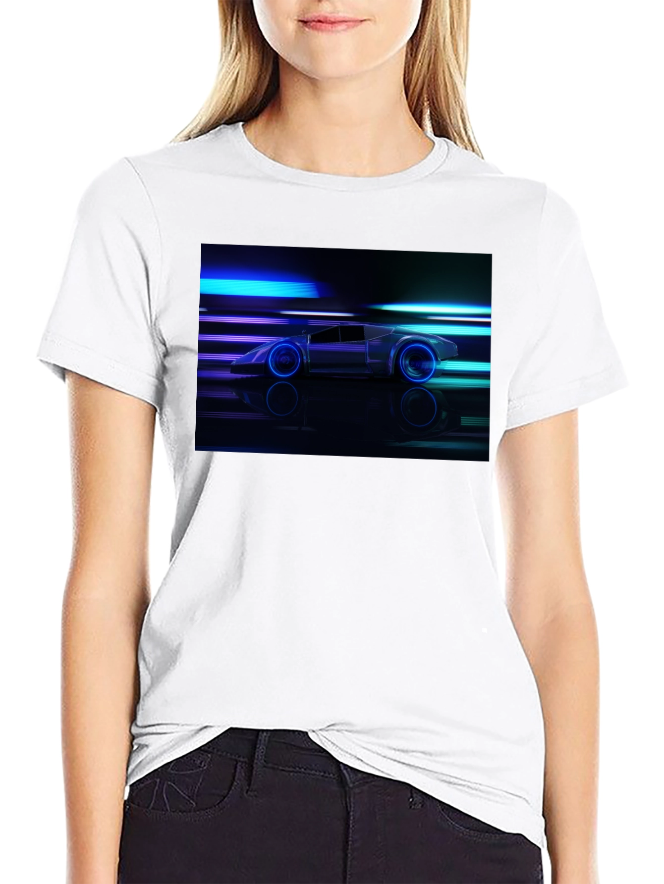 Retro Futuristic Car T-Shirt