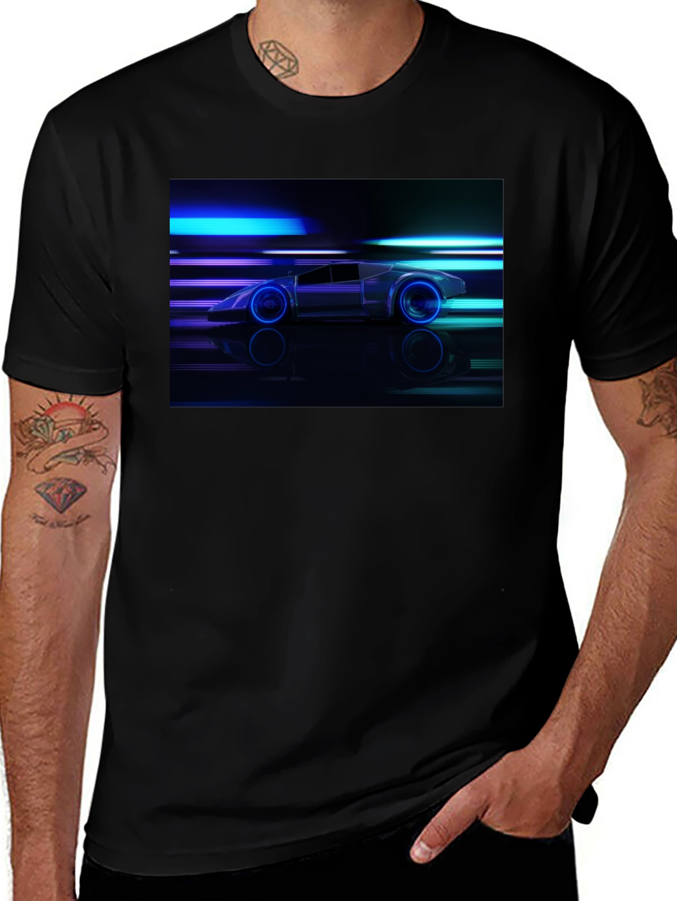 Retro Futuristic Car T-Shirt