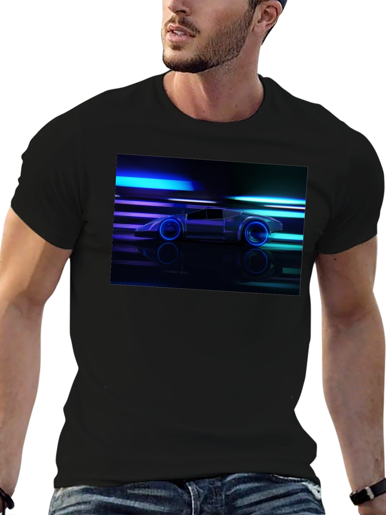 Retro Futuristic Car T-Shirt