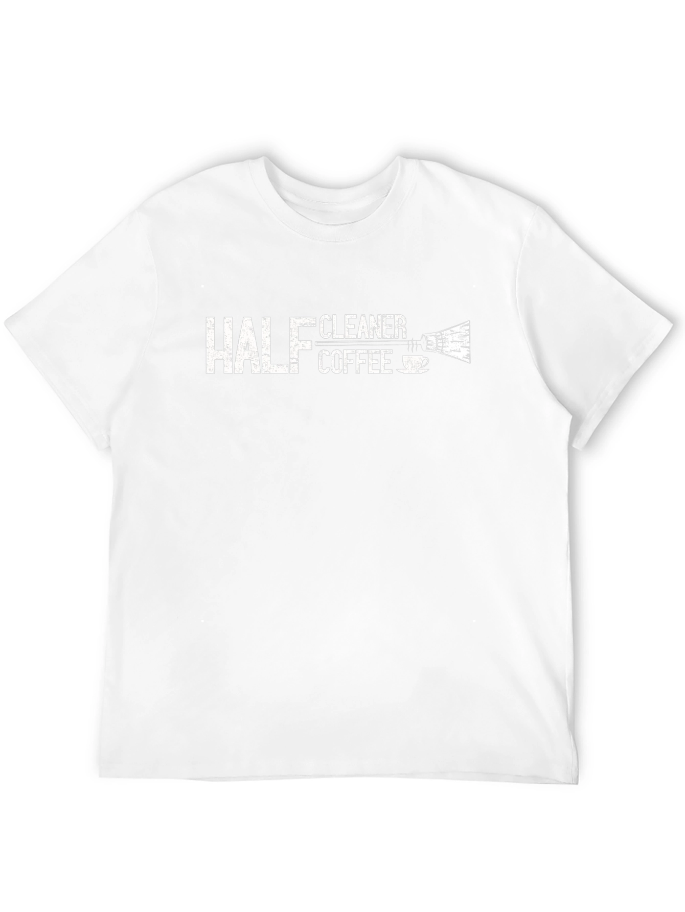 Half Coffee Cleaner Graphic T-Shirt
