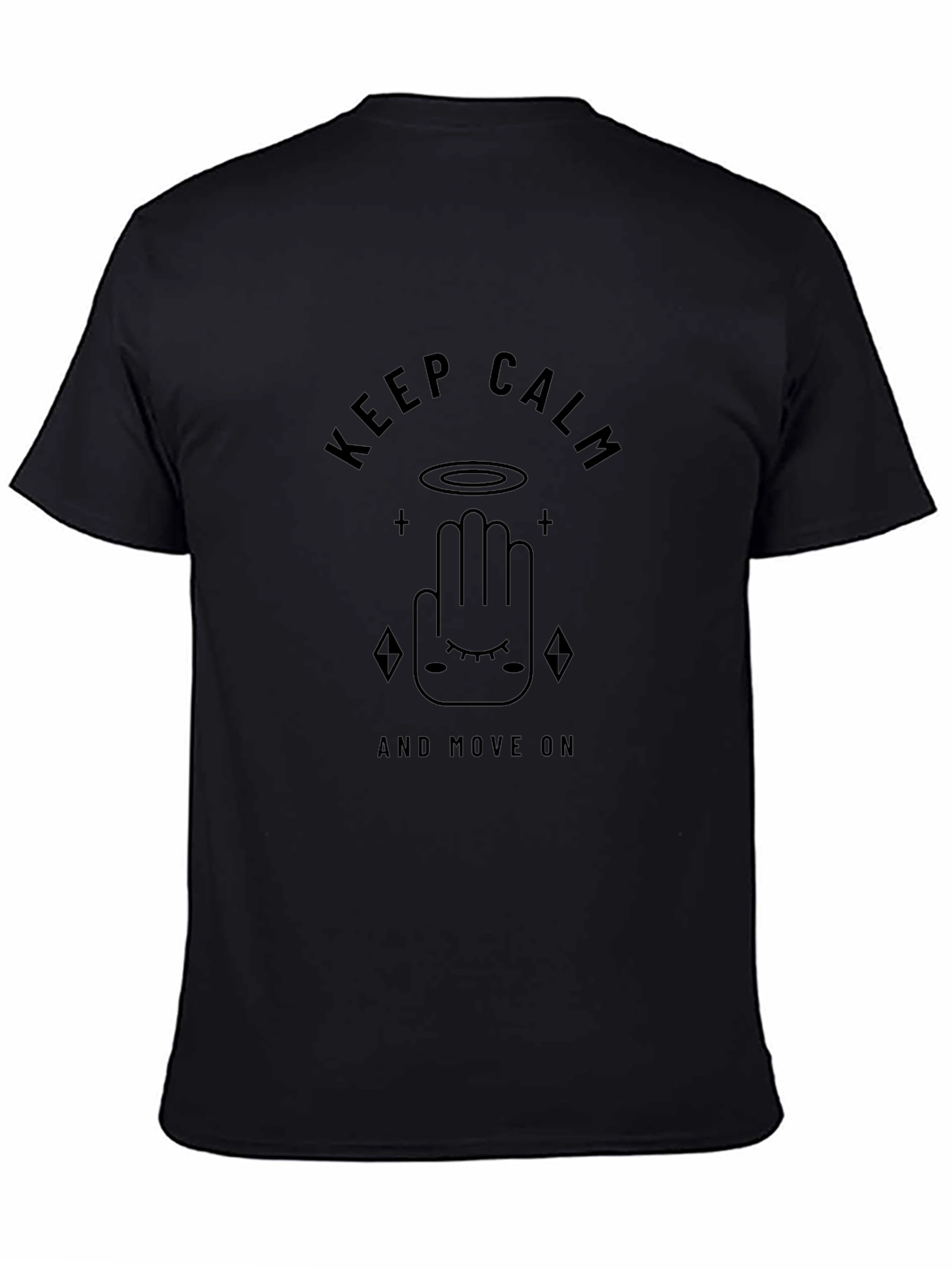 Keep Calm and Move On Graphic T-Shirt
