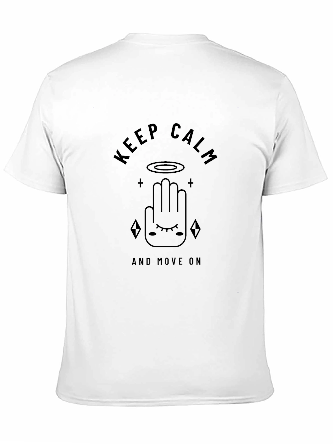 Keep Calm and Move On Graphic T-Shirt