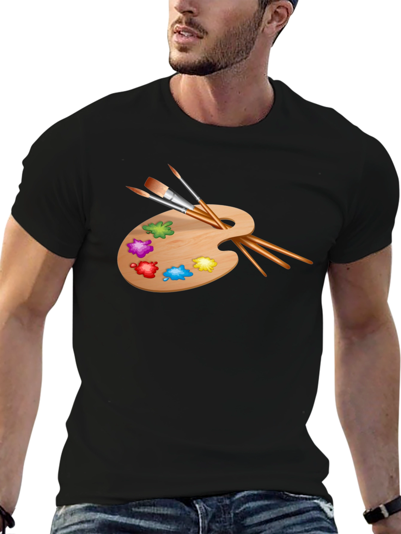 Artist Palette T-Shirt - Creative Design