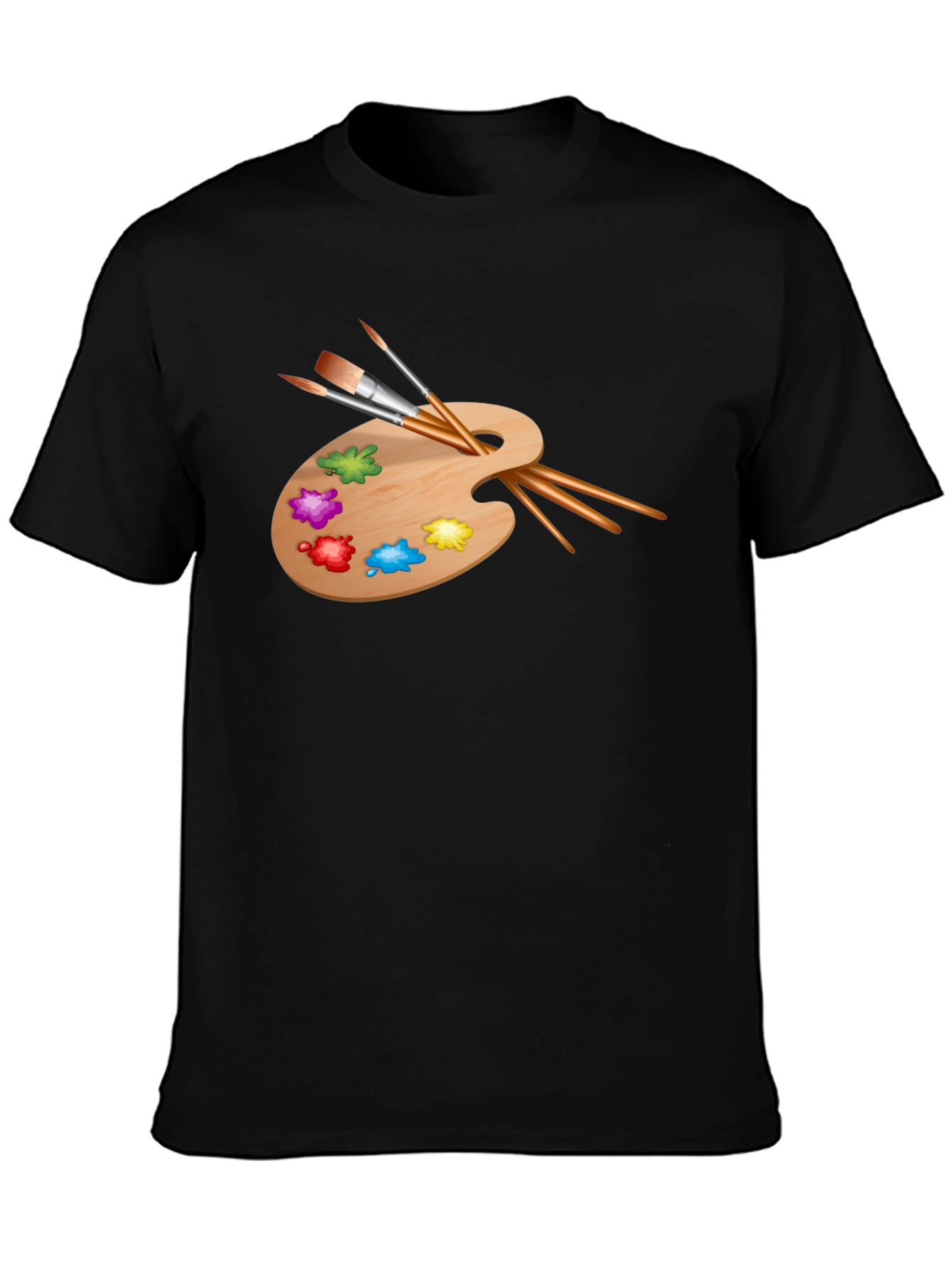 Artist Palette T-Shirt - Creative Design