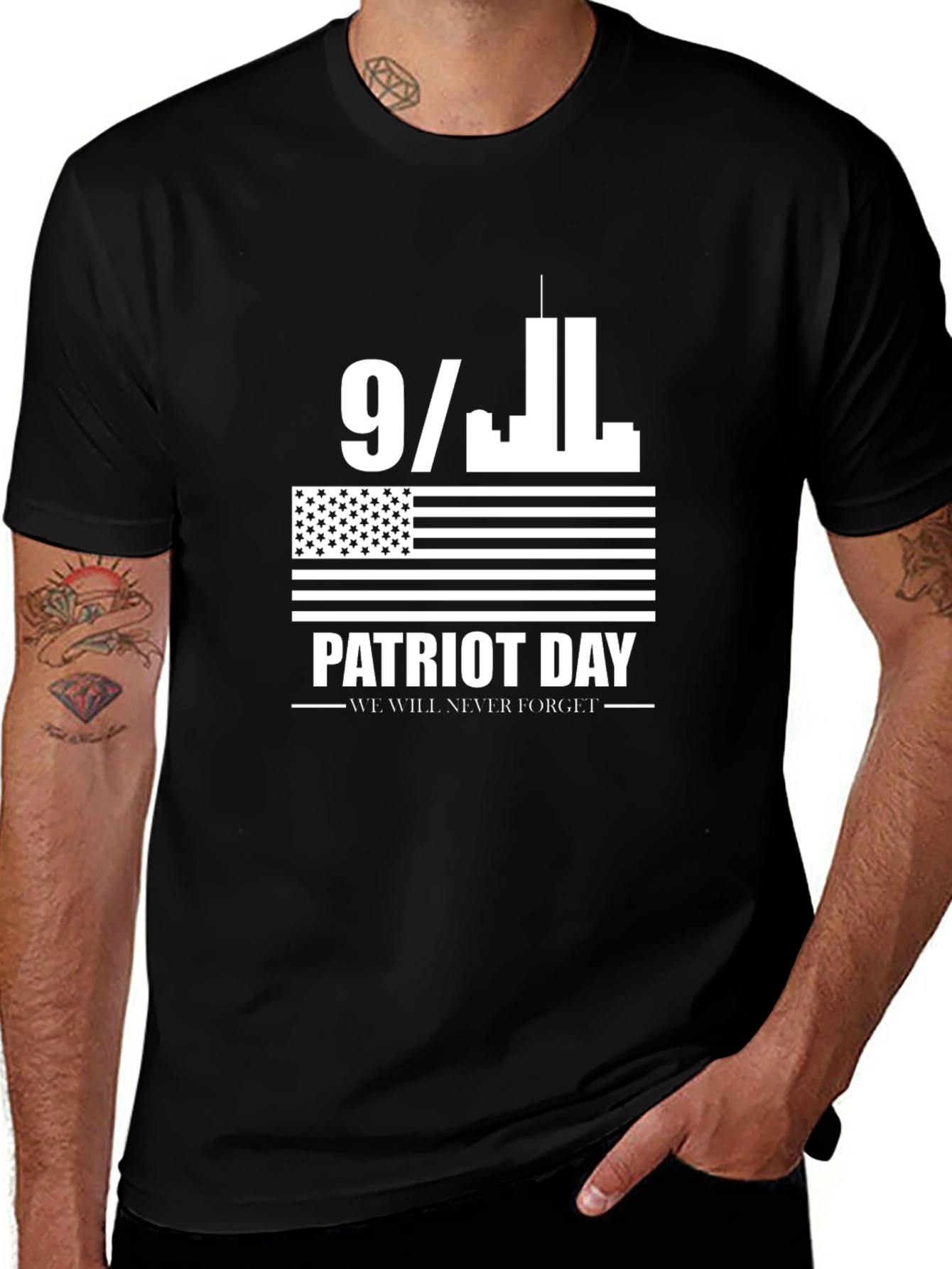 Patriot Day 9/11 Never Forget T-Shirt