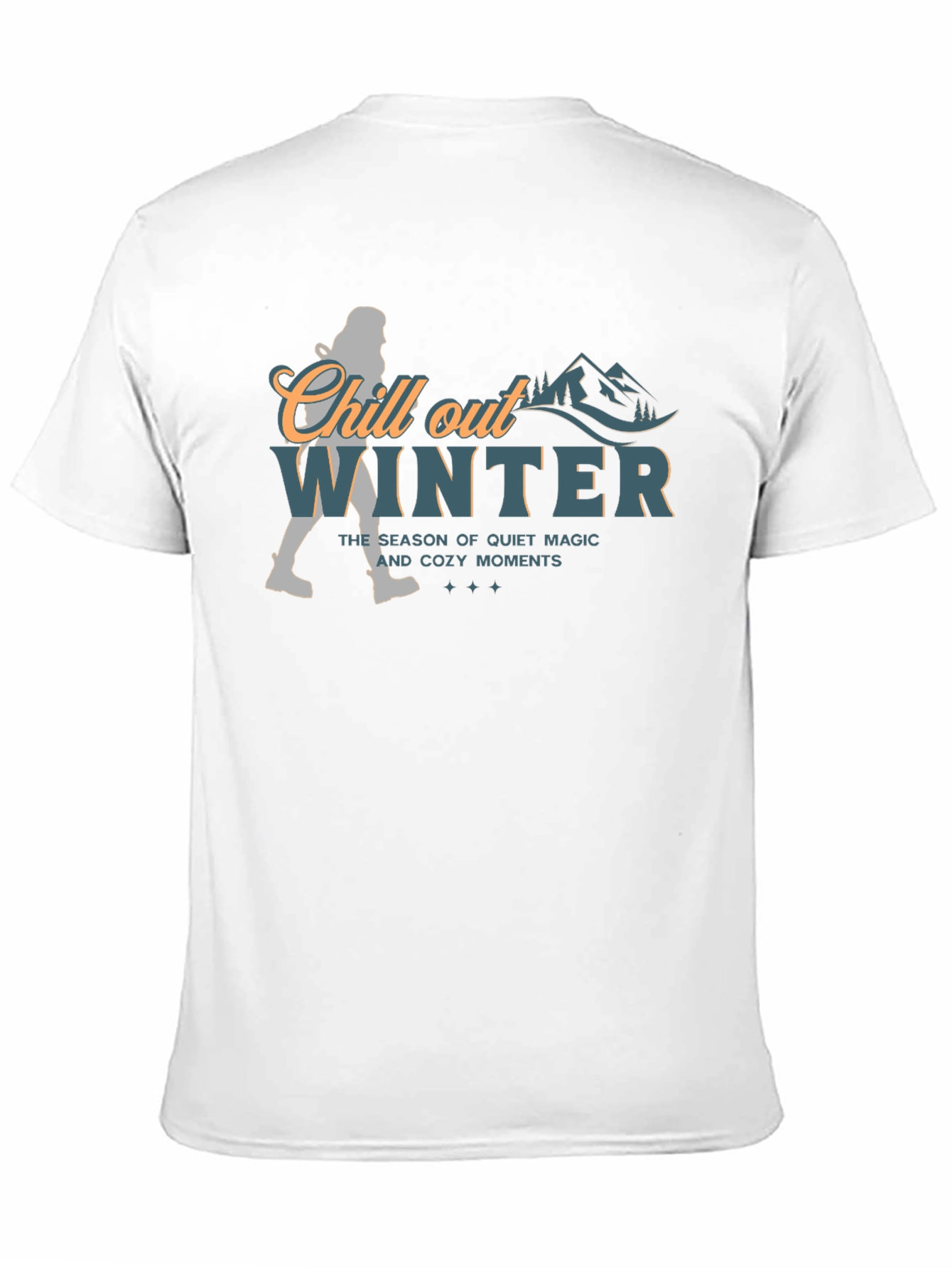 Chill Out Winter Graphic T-Shirt - Cozy Season Tee