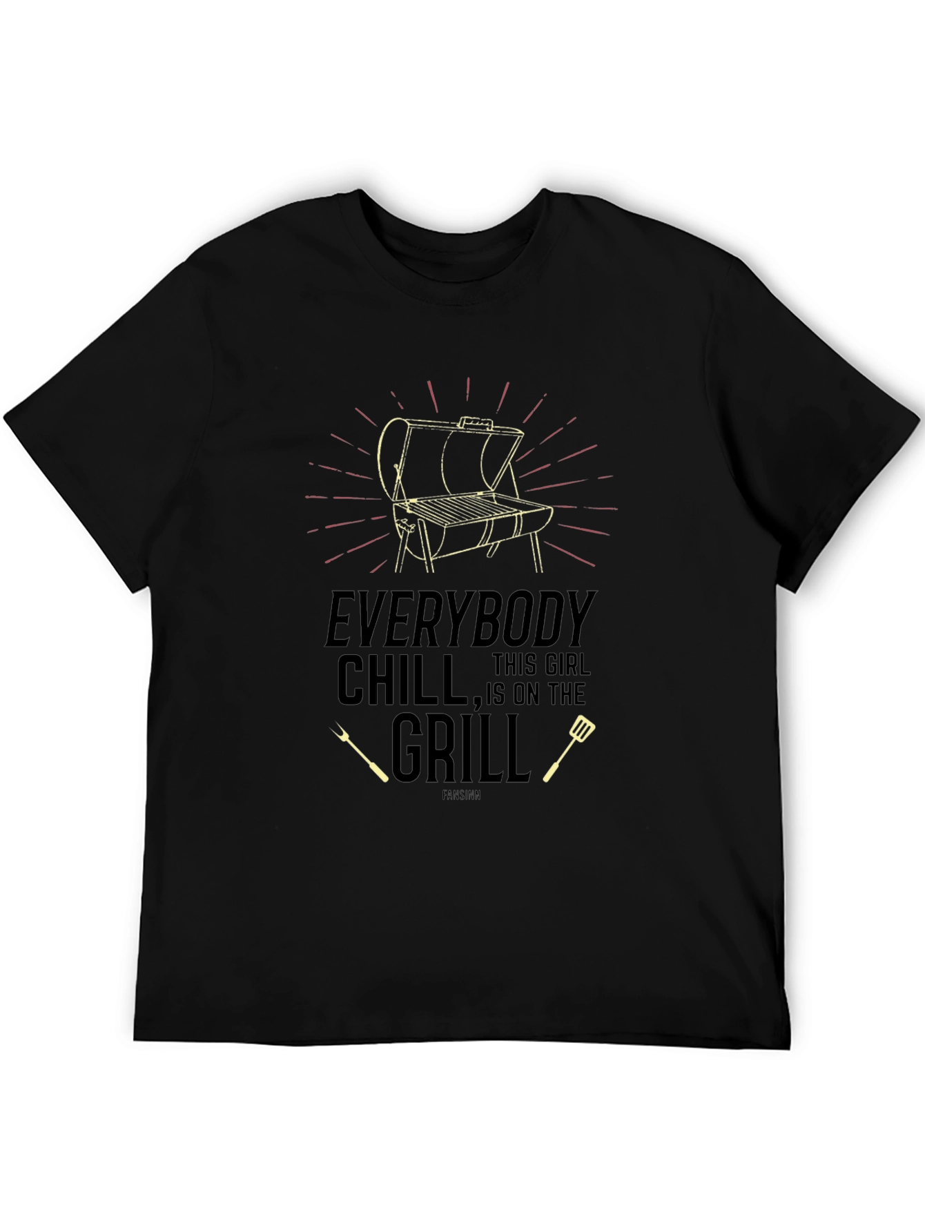 Everybody Chill Grill Graphic T-Shirt