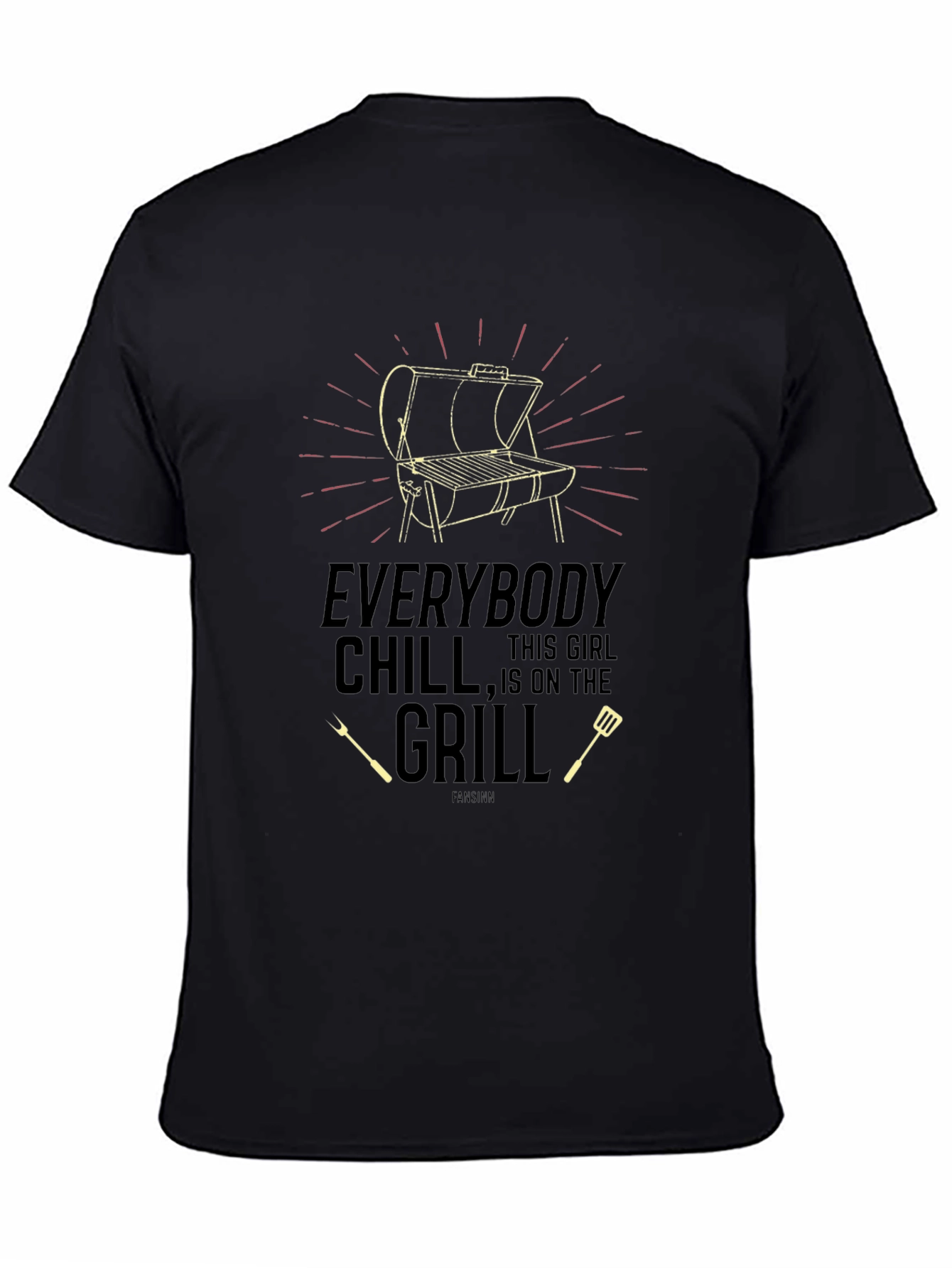 Everybody Chill Grill Graphic T-Shirt