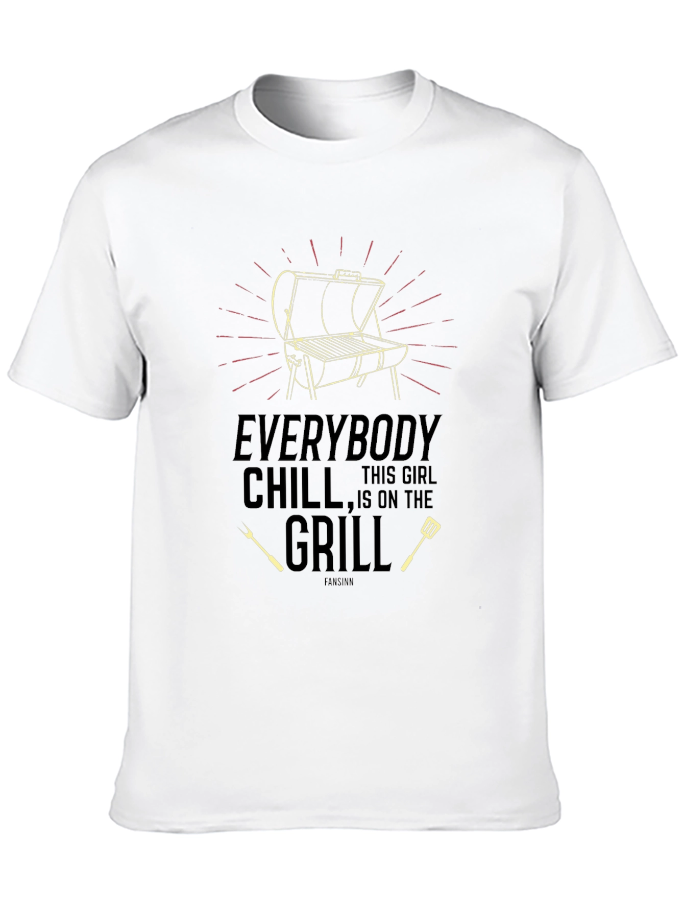 Everybody Chill Grill Graphic T-Shirt