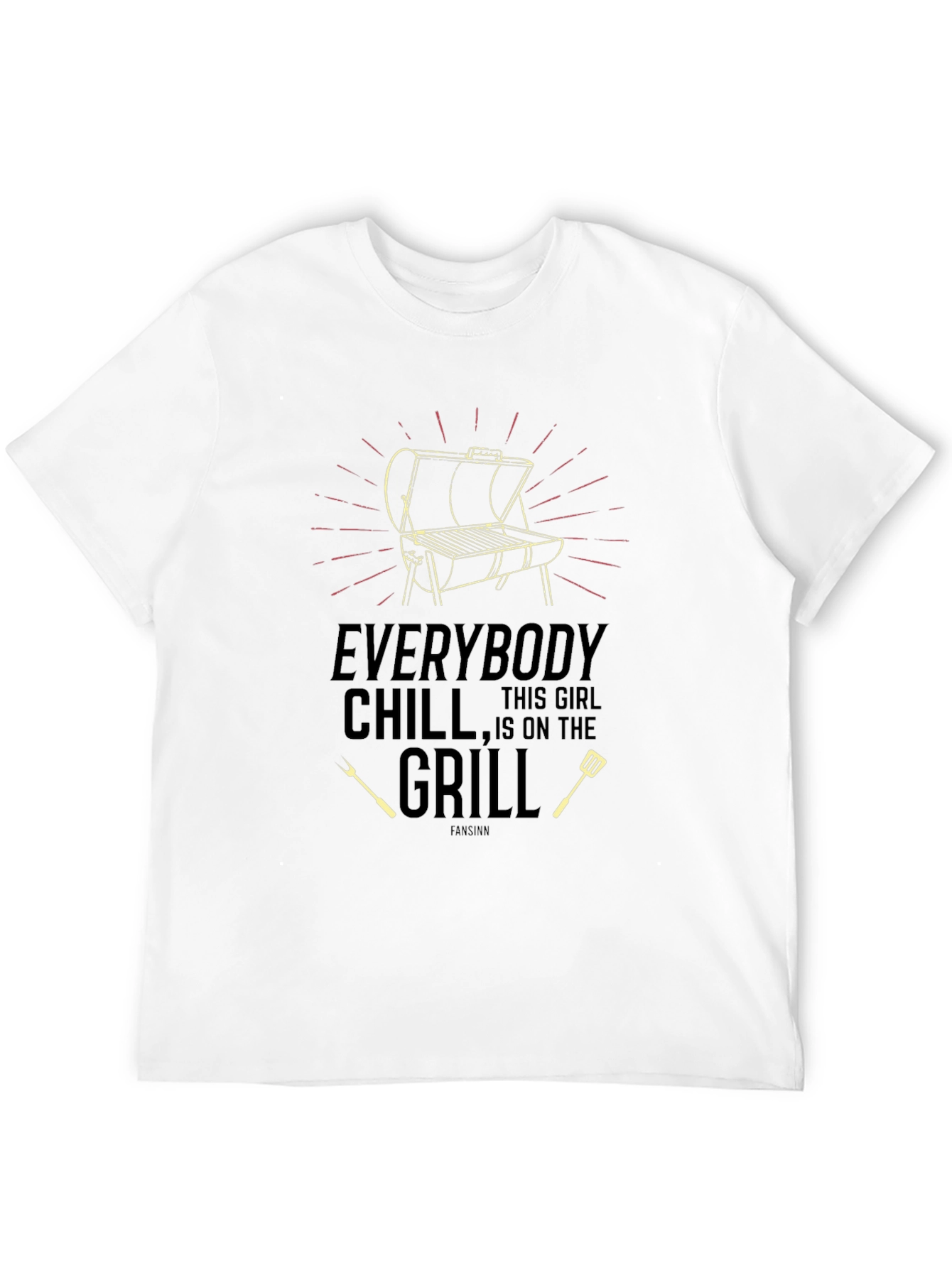 Everybody Chill Grill Graphic T-Shirt