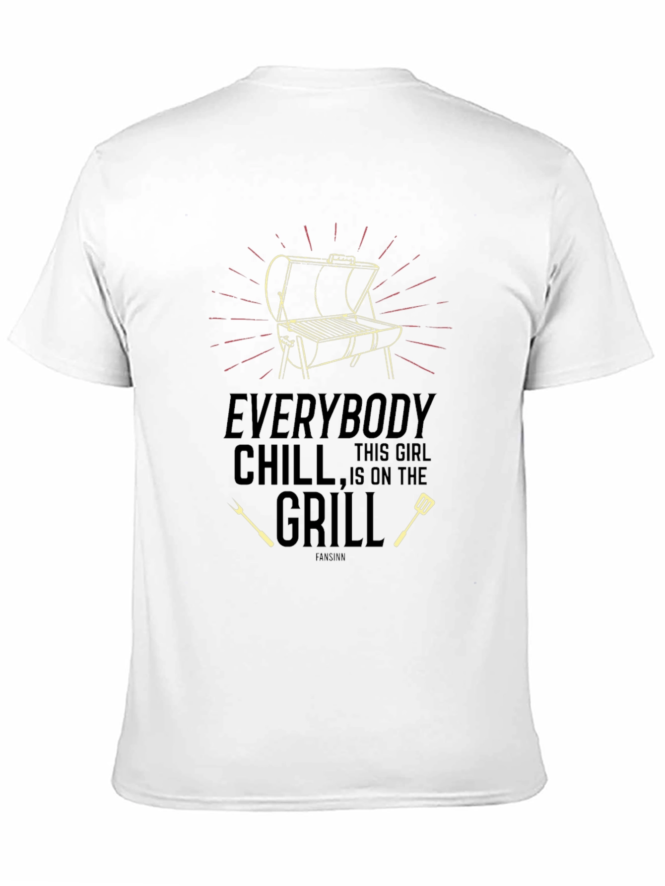 Everybody Chill Grill Graphic T-Shirt
