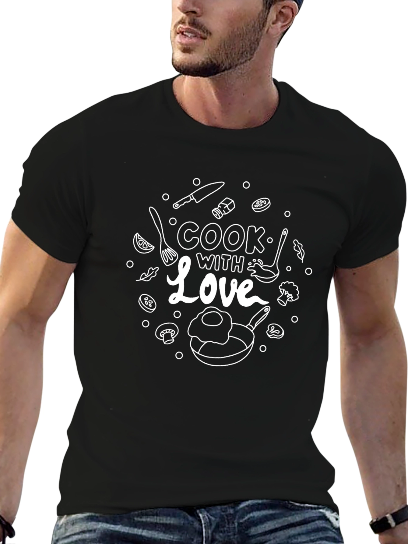 Cook with Love T-Shirt - Chef Gift