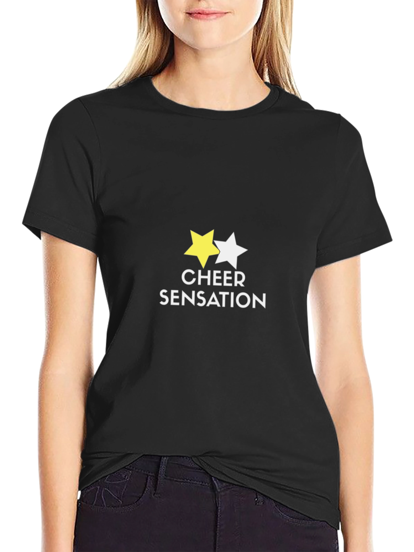 Cheer Sensation Black T-Shirt