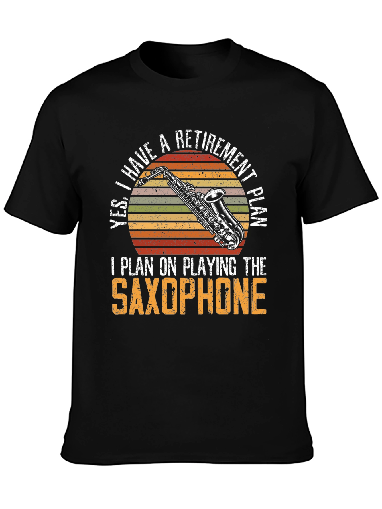 Retirement Saxophone T-Shirt - Musician Gift Tee