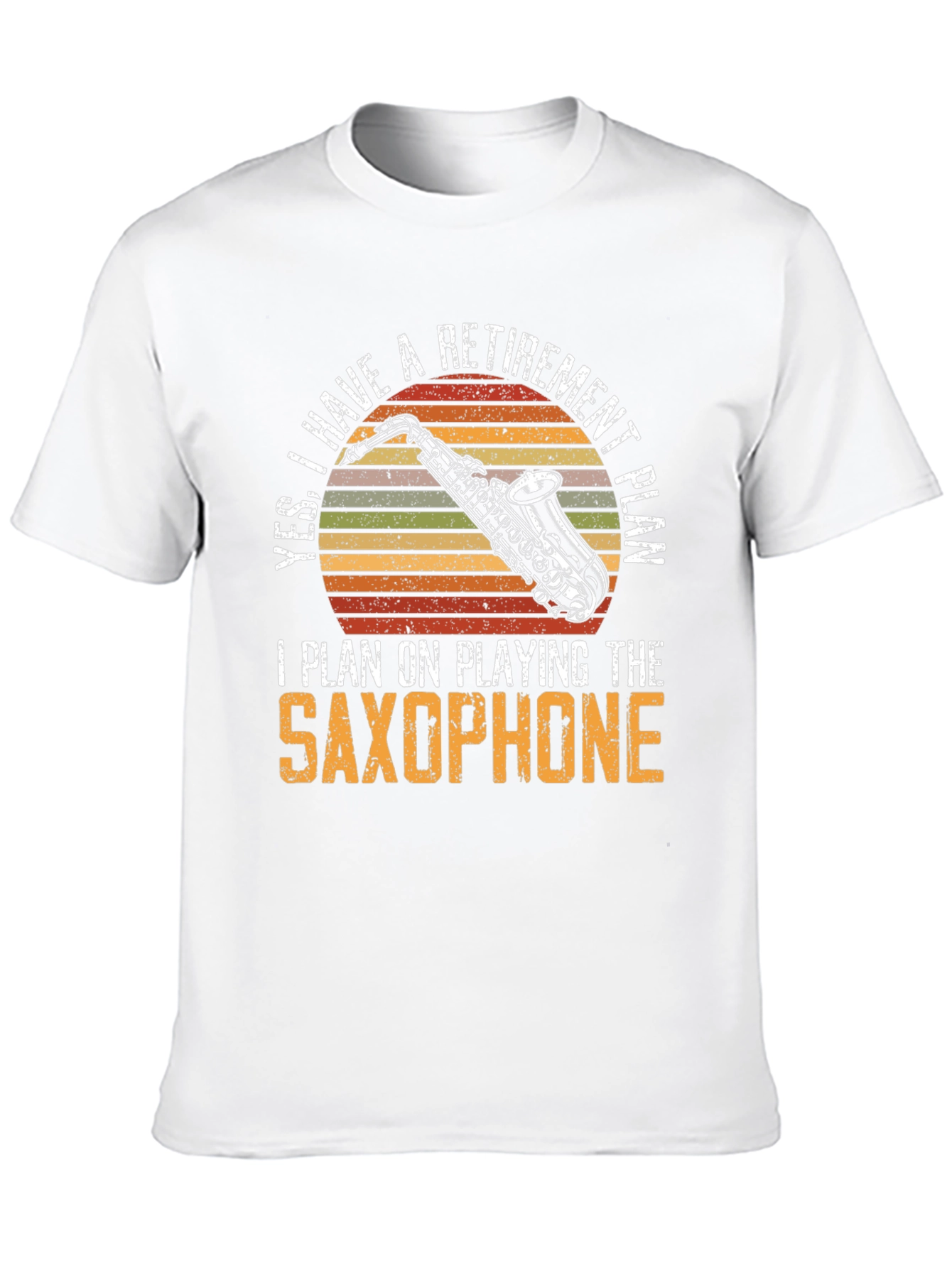 Retirement Saxophone T-Shirt - Musician Gift Tee