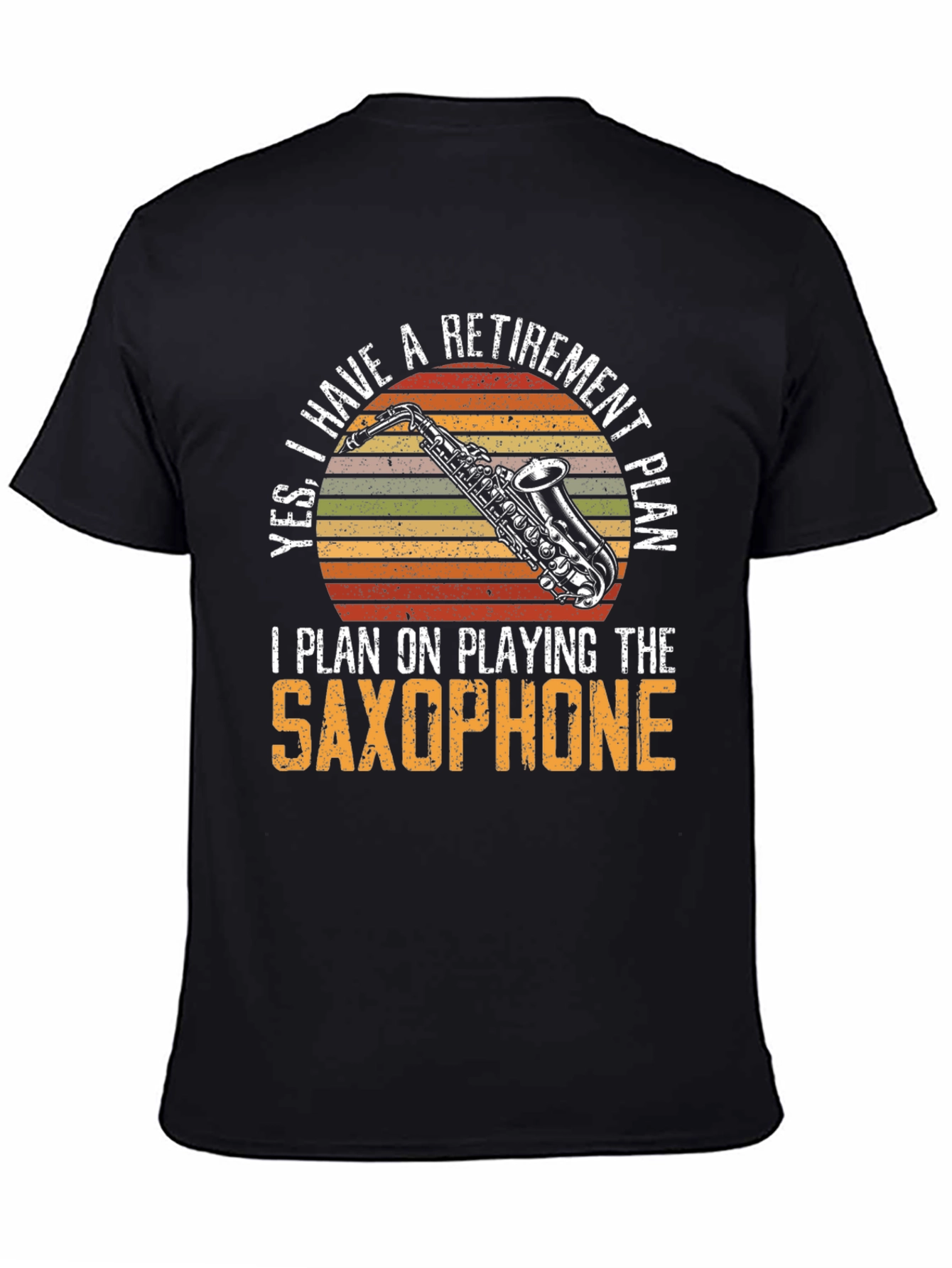Retirement Saxophone T-Shirt - Musician Gift Tee