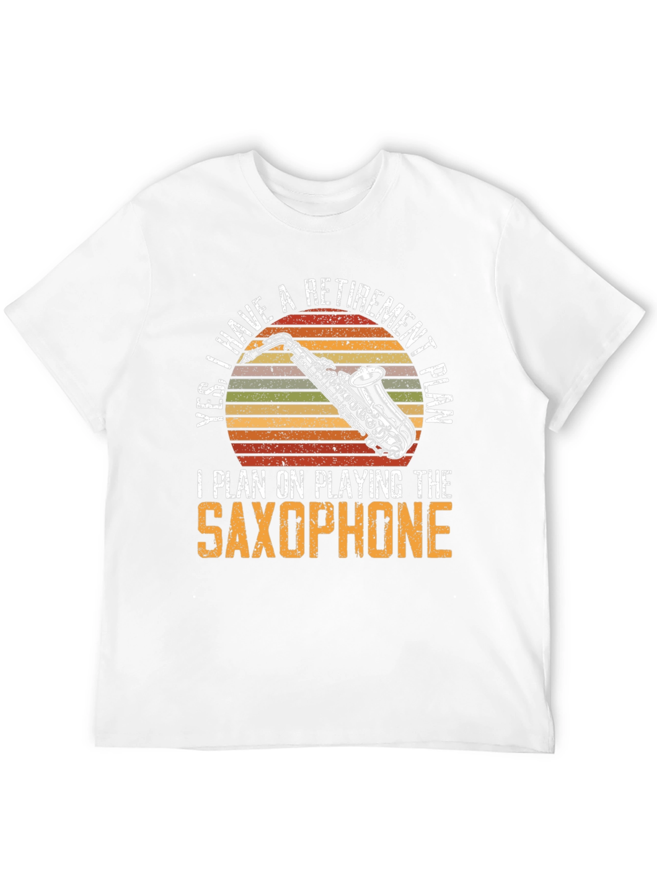 Retirement Saxophone T-Shirt - Musician Gift Tee