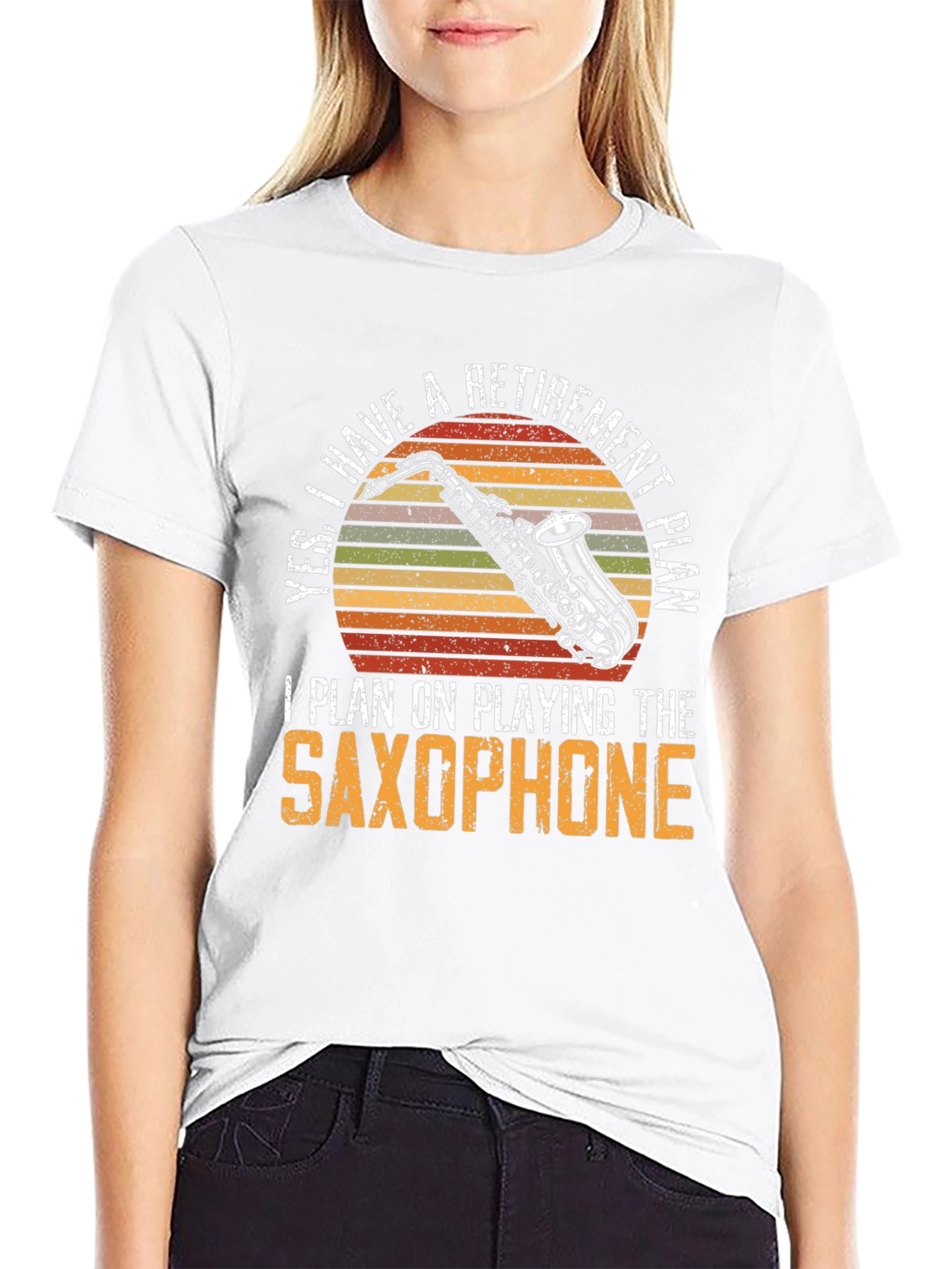 Retirement Saxophone T-Shirt - Musician Gift Tee