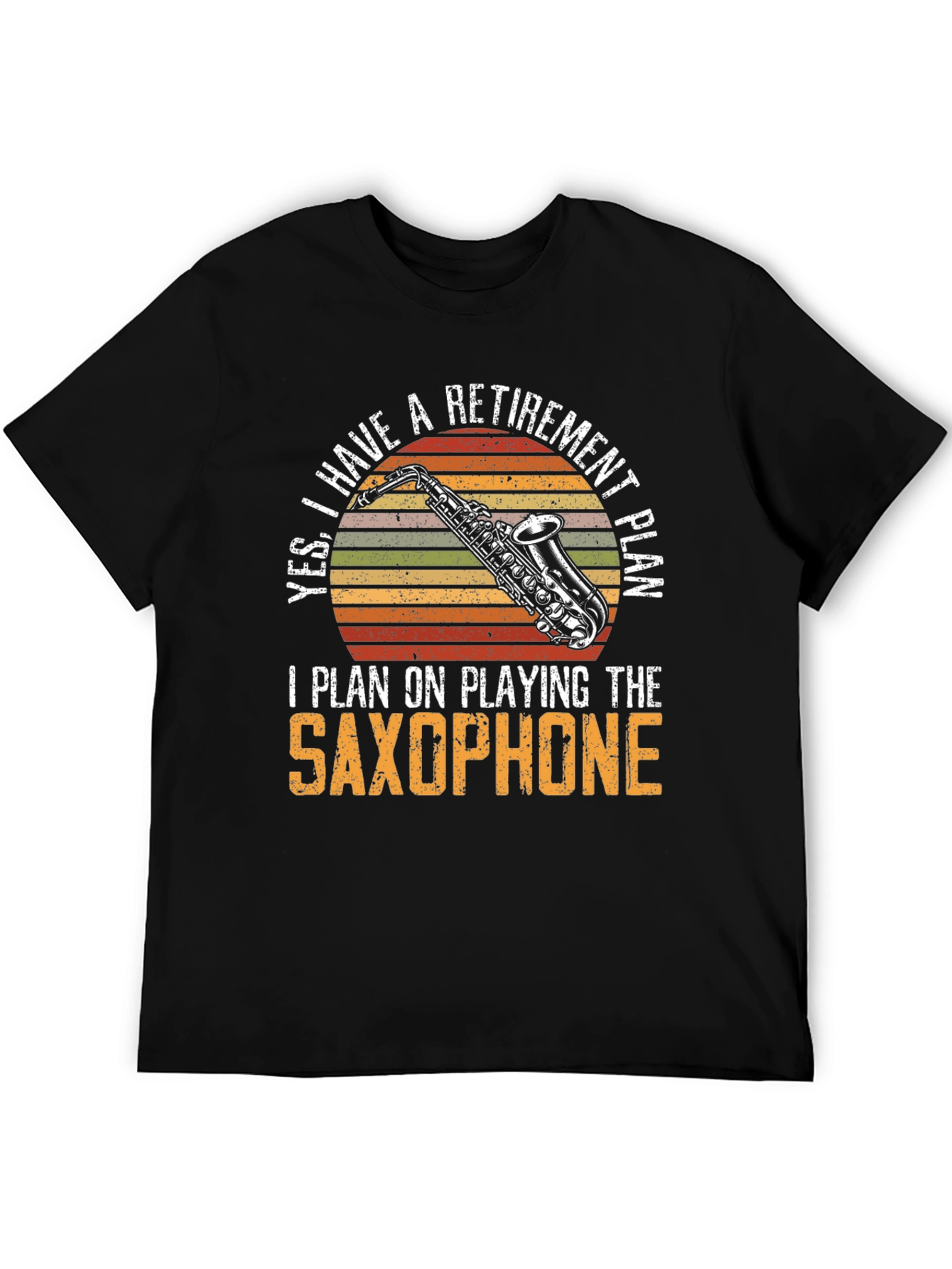 Retirement Saxophone T-Shirt - Musician Gift Tee