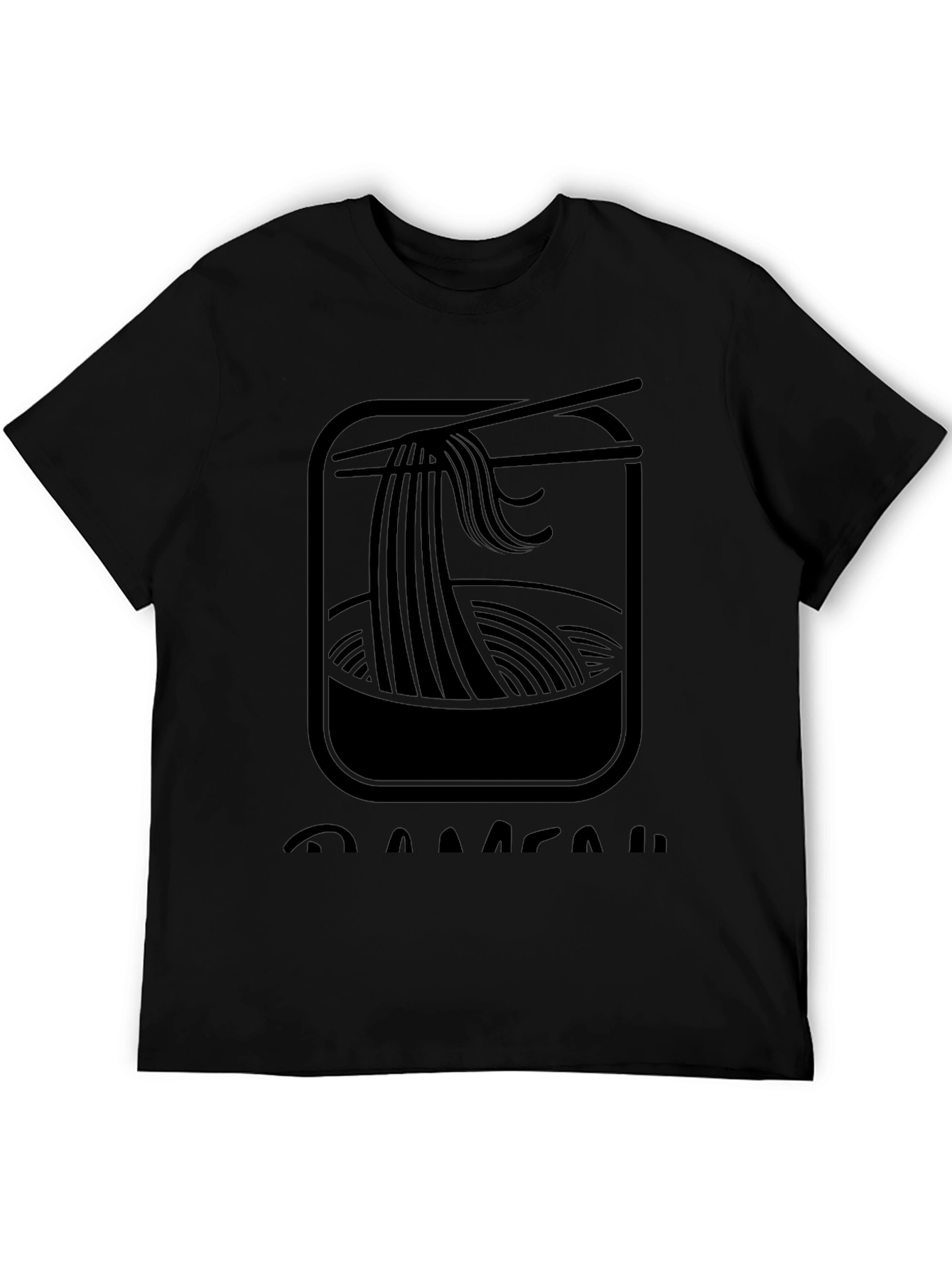 Ramen Bowl Graphic Tee - Unisex Black T-Shirt