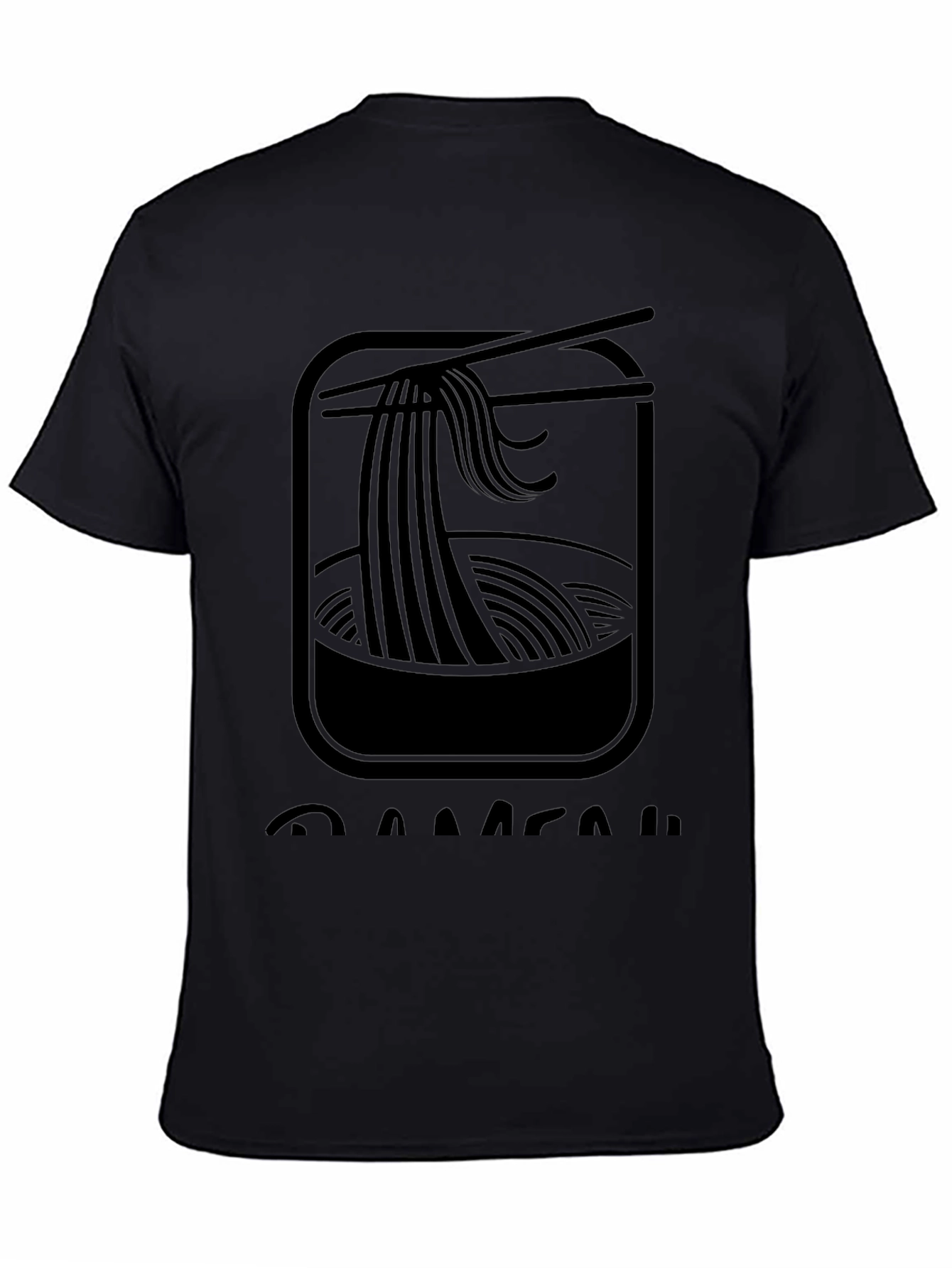 Ramen Bowl Graphic Tee - Unisex Black T-Shirt
