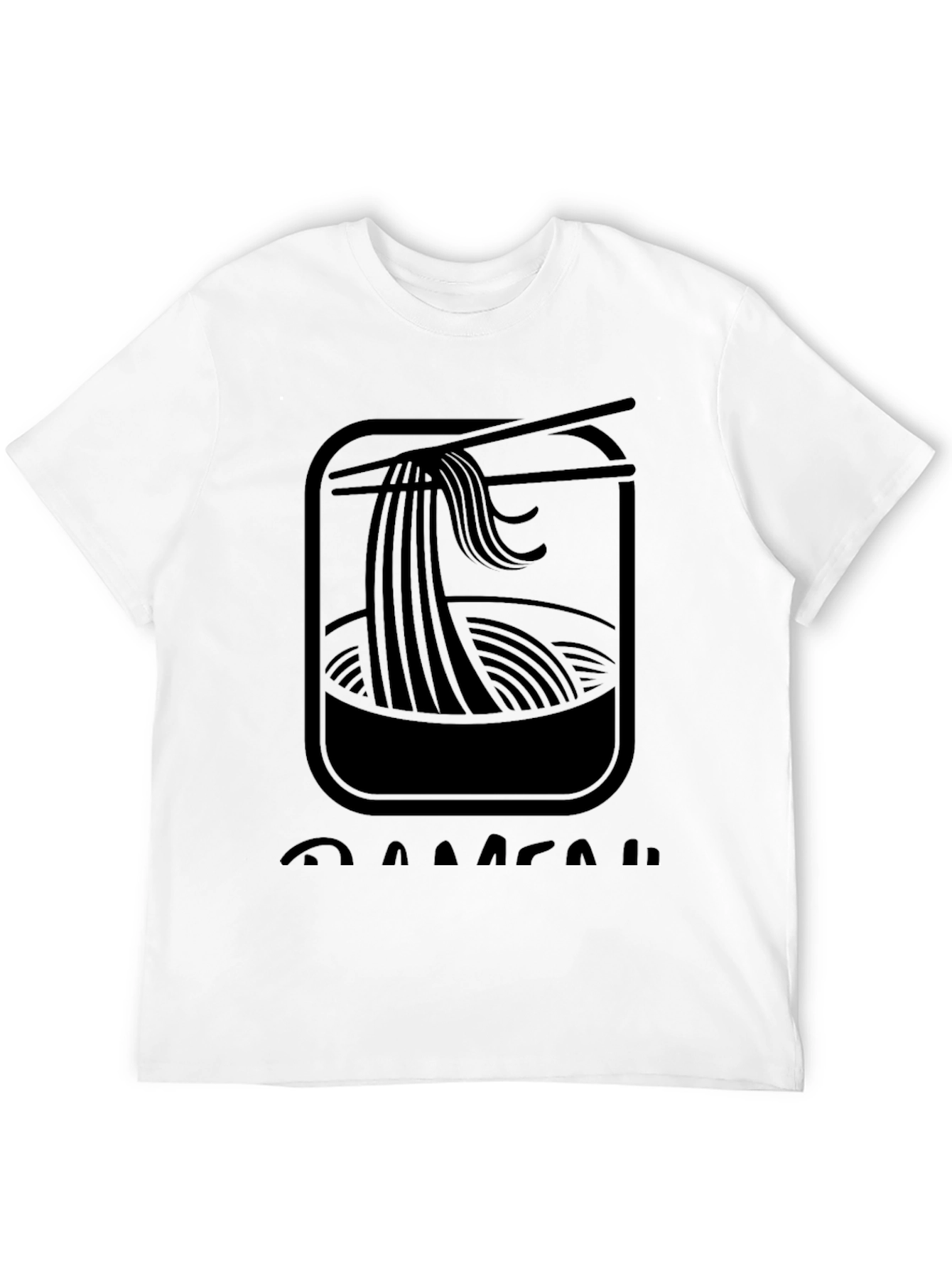 Ramen Bowl Graphic Tee - Unisex Black T-Shirt
