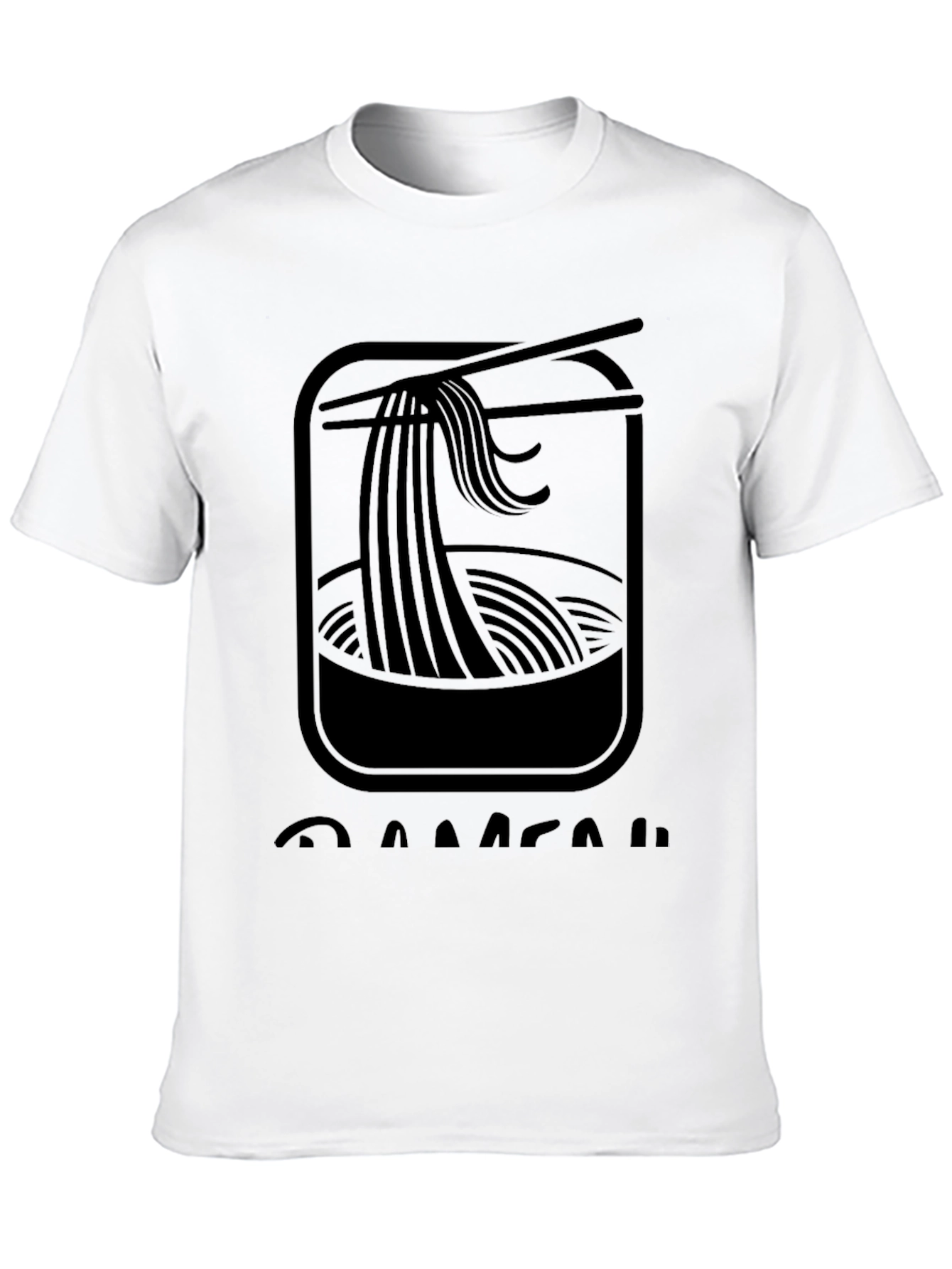 Ramen Bowl Graphic Tee - Unisex Black T-Shirt