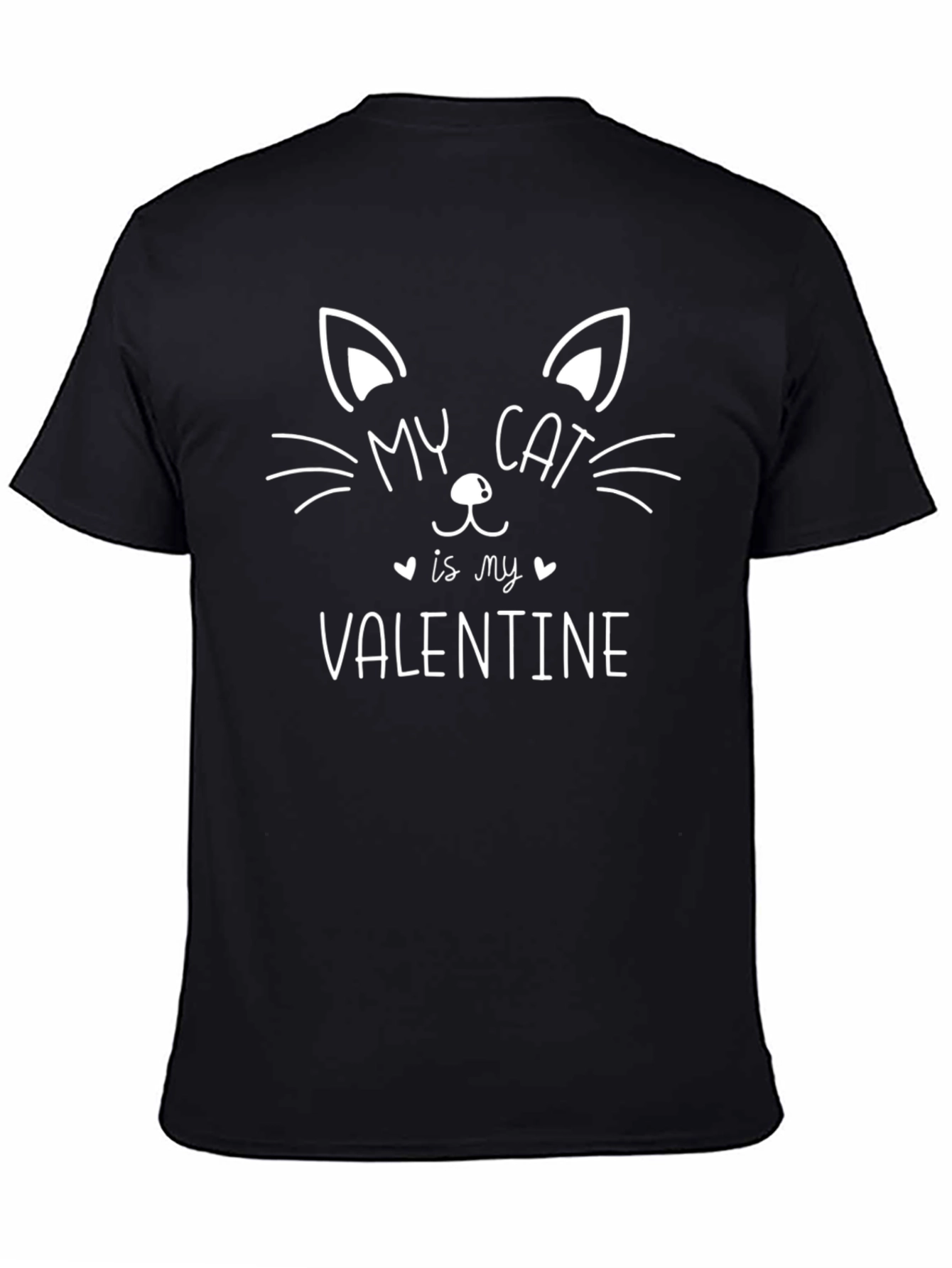 My Cat is My Valentine Graphic T-Shirt
