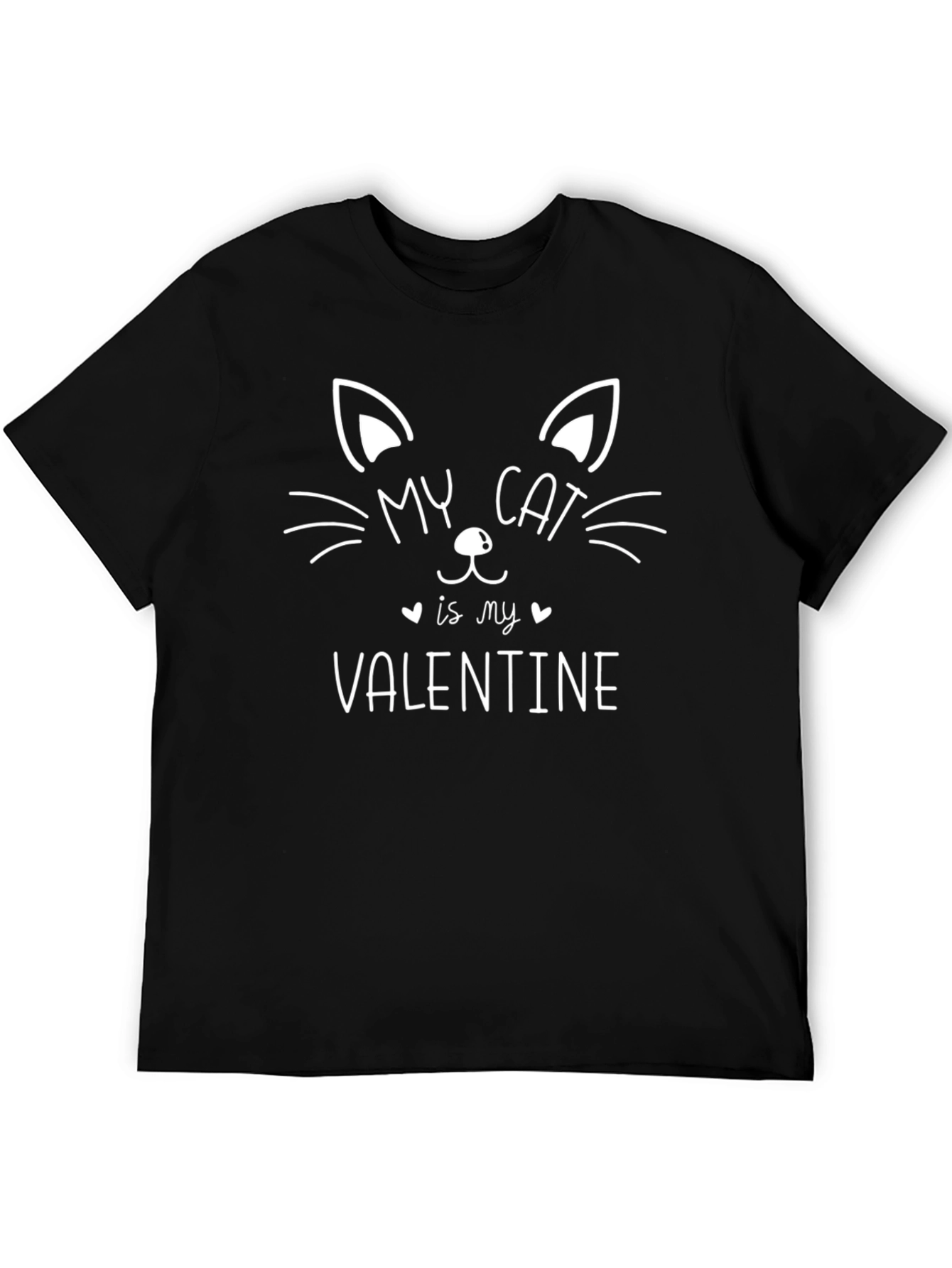 My Cat is My Valentine Graphic T-Shirt