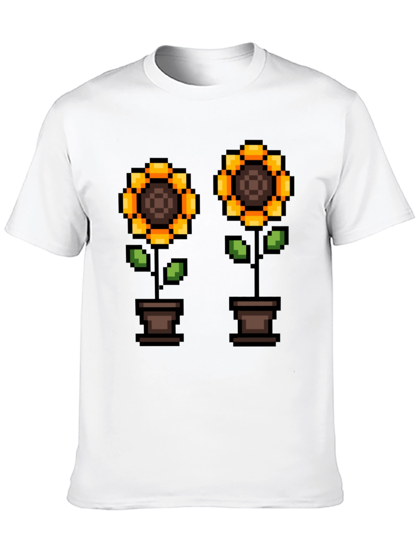 Pixel Sunflower T-Shirt - Gamer Style