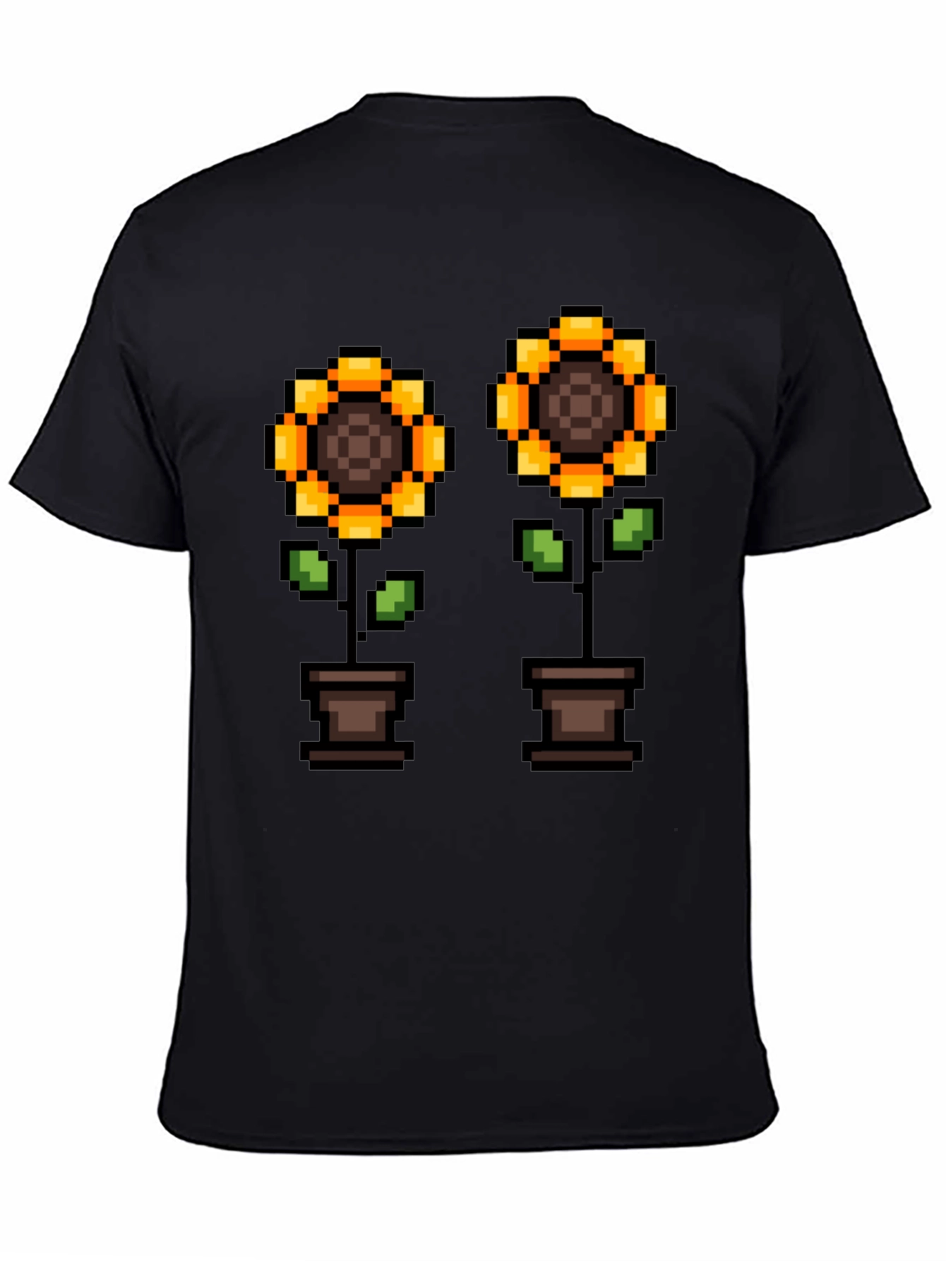 Pixel Sunflower T-Shirt - Gamer Style