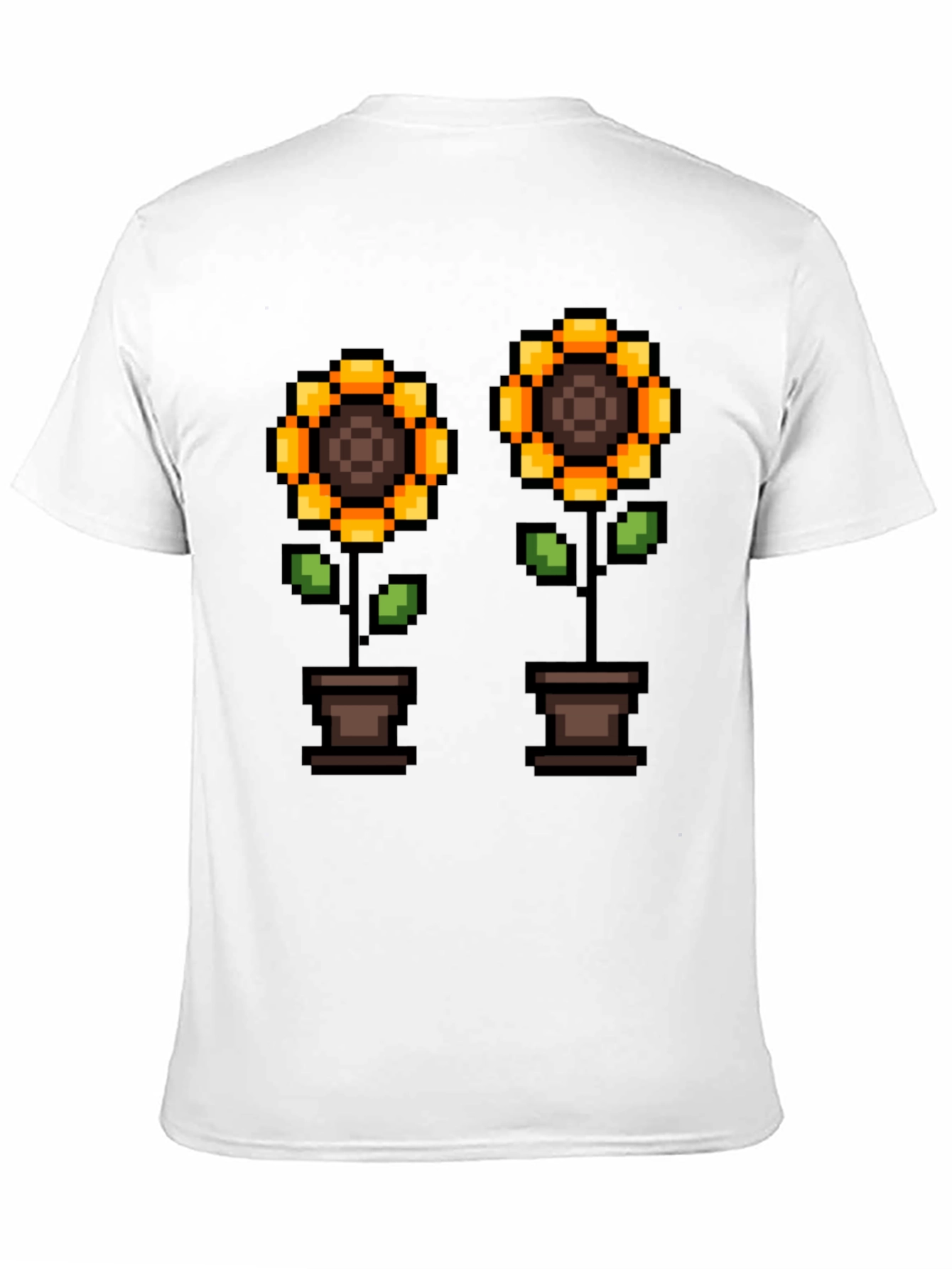 Pixel Sunflower T-Shirt - Gamer Style