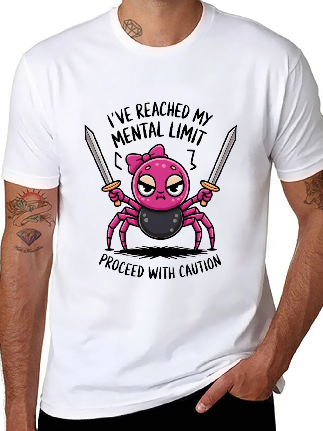 Mental Limit Spider Graphic Tee