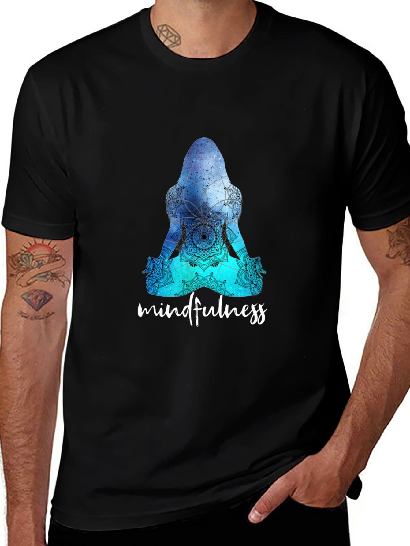 Mindfulness Mandala T-Shirt - Yoga Meditation Tee