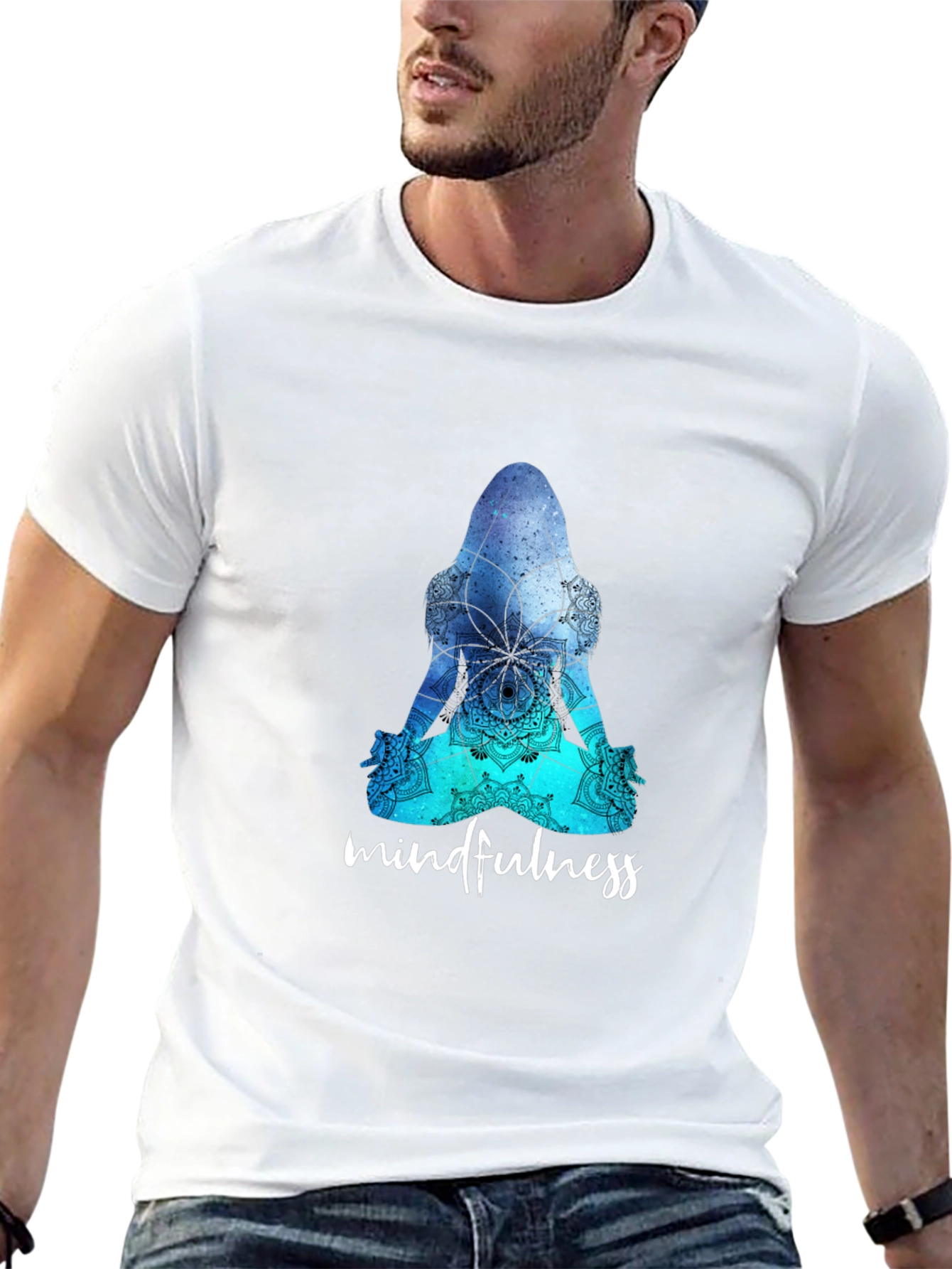 Mindfulness Mandala T-Shirt - Yoga Meditation Tee