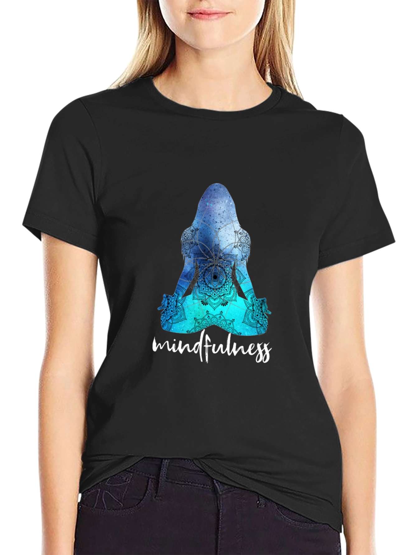 Mindfulness Mandala T-Shirt - Yoga Meditation Tee