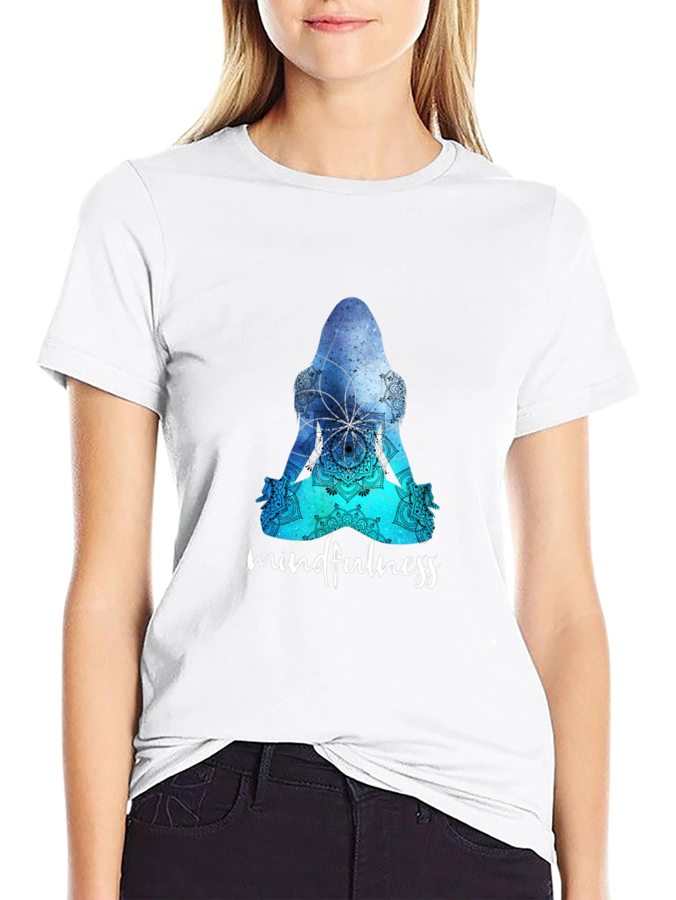 Mindfulness Mandala T-Shirt - Yoga Meditation Tee