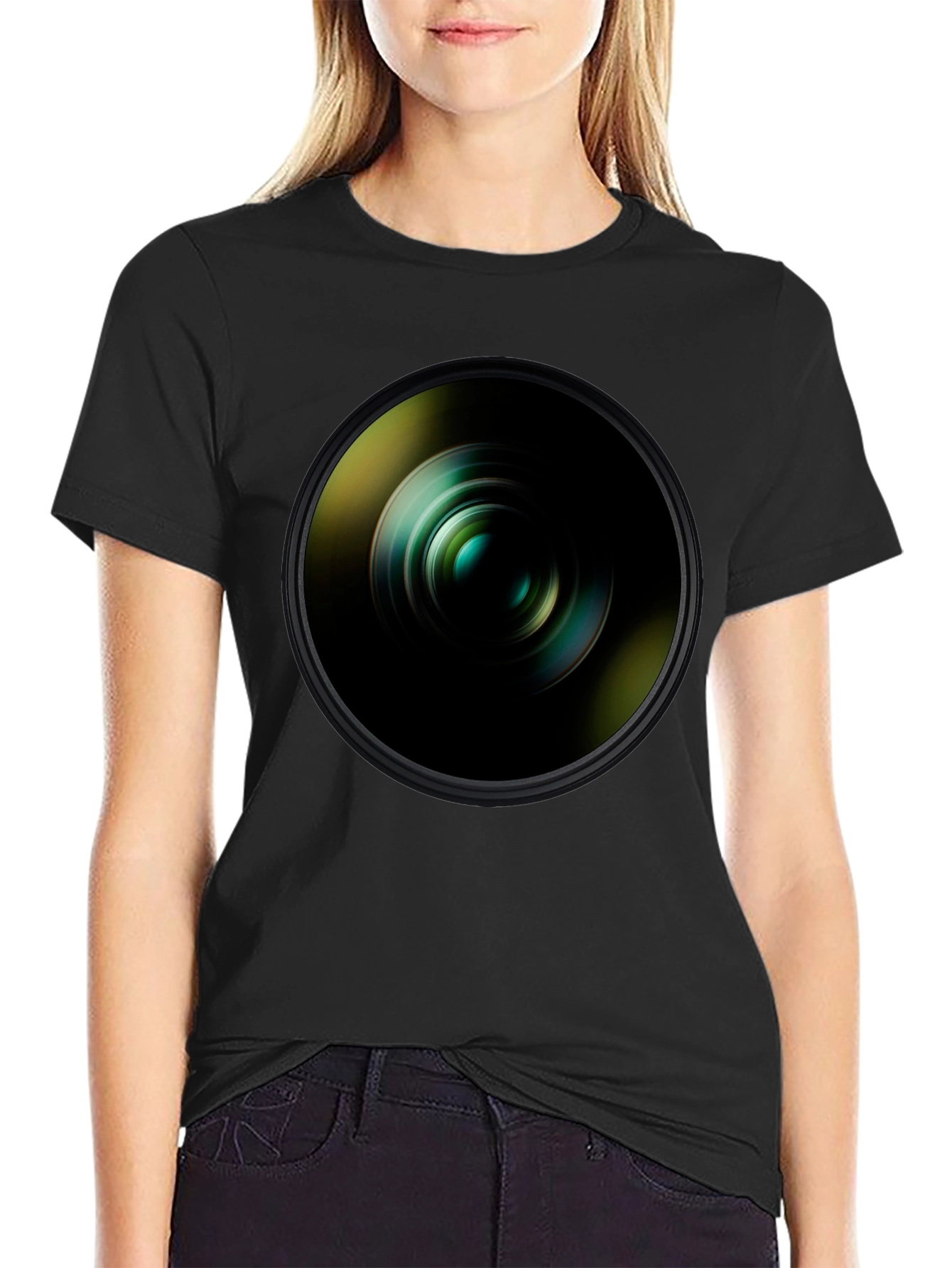 Camera Lens Graphic T-Shirt - Photography Enthusiast