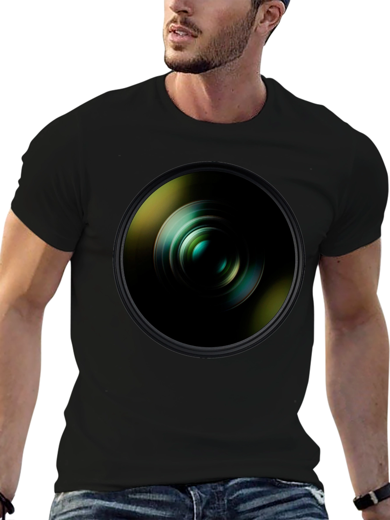 Camera Lens Graphic T-Shirt - Photography Enthusiast