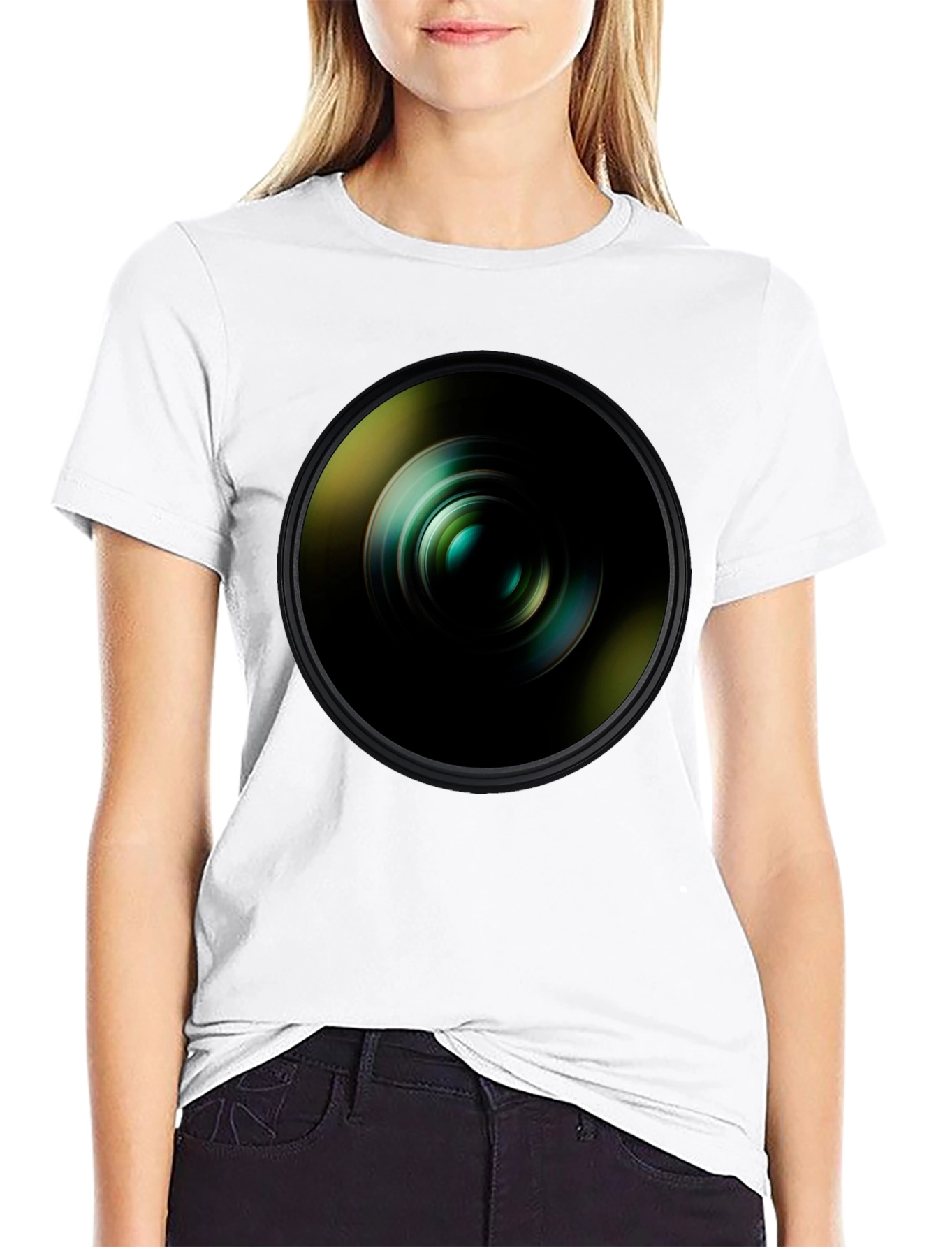Camera Lens Graphic T-Shirt - Photography Enthusiast