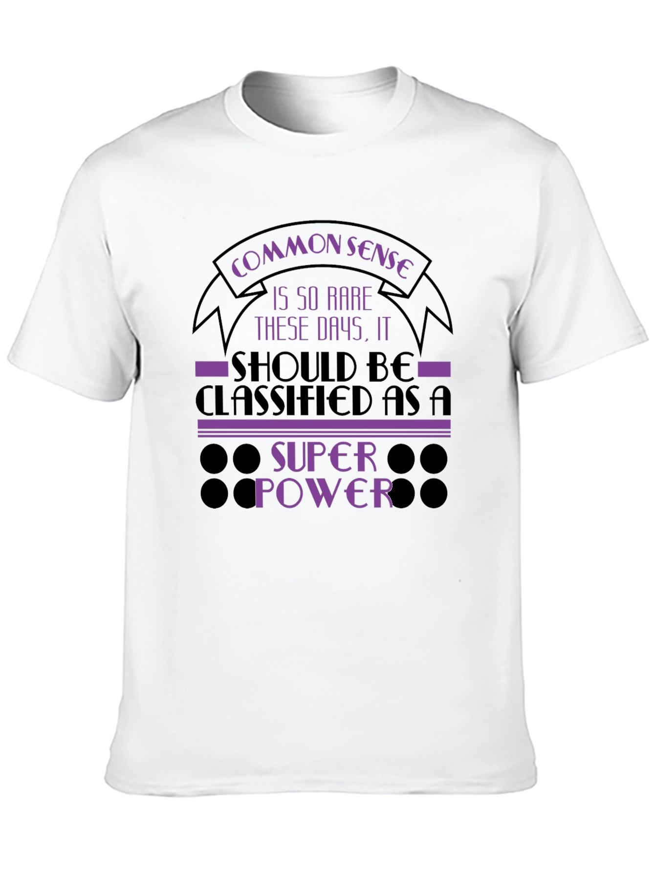 Common Sense Super Power Graphic T-Shirt