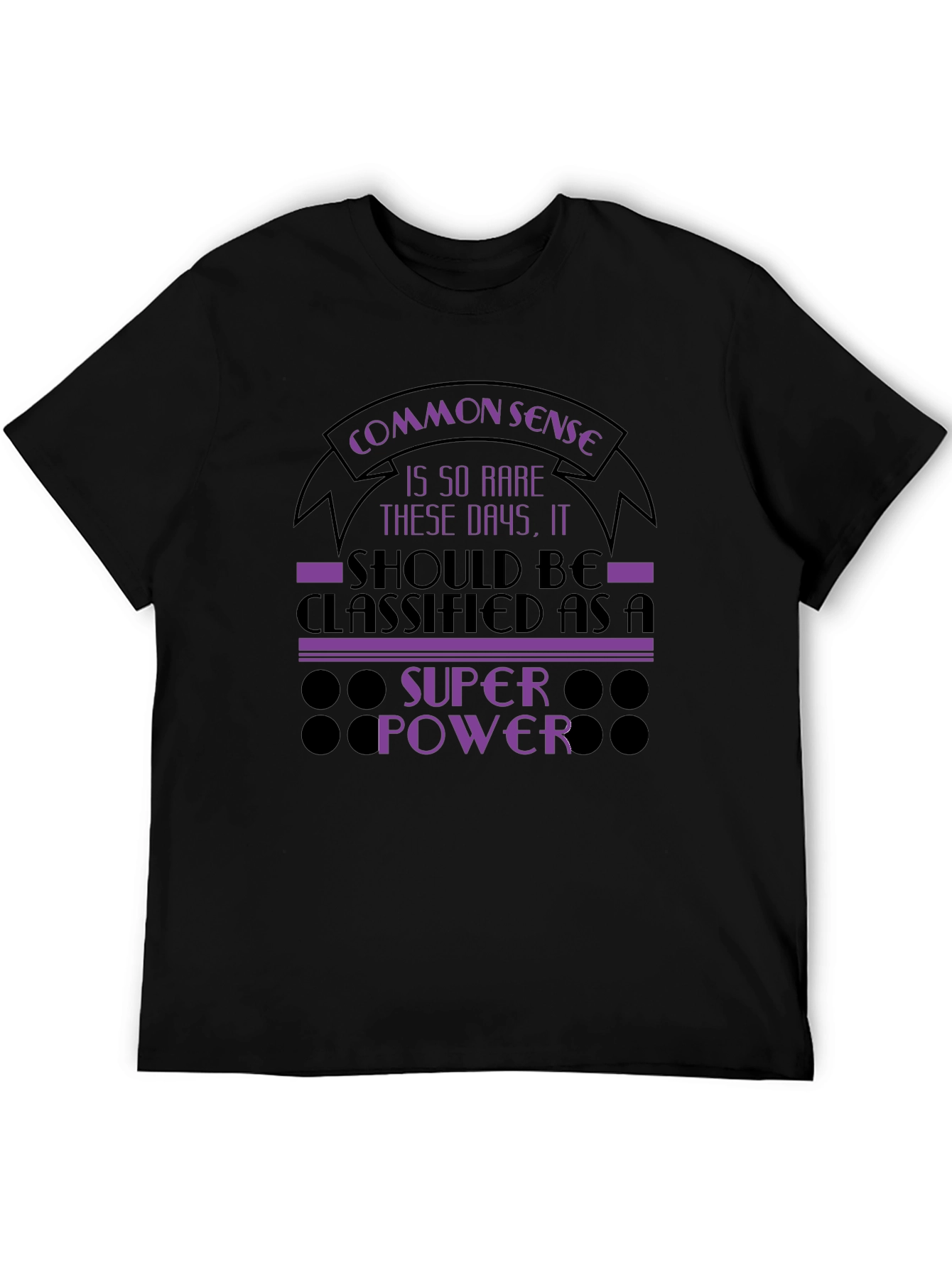 Common Sense Super Power Graphic T-Shirt