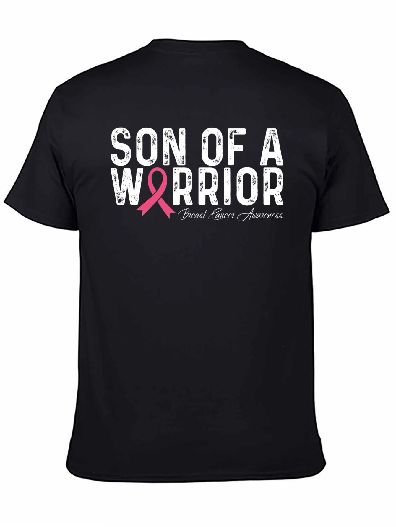 Son of a Warrior Breast Cancer Awareness T-Shirt