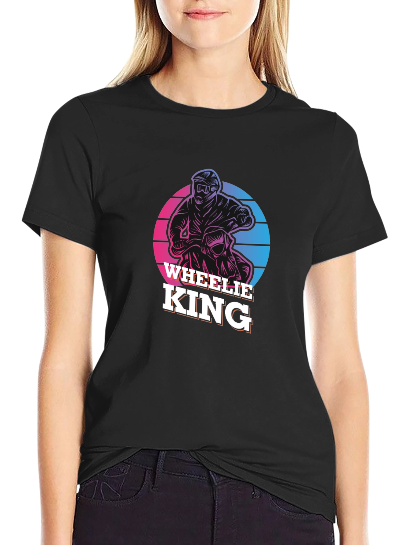 Wheelie King Graphic Tee - Motorcross T-Shirt