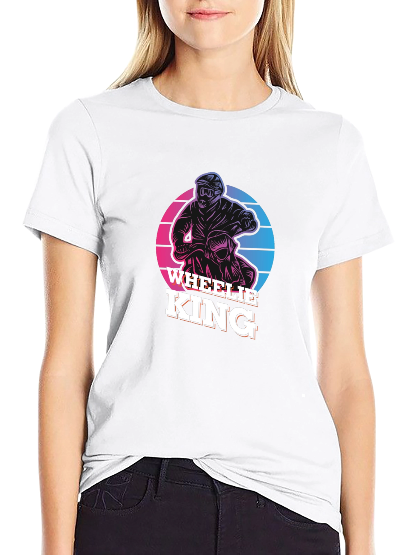 Wheelie King Graphic Tee - Motorcross T-Shirt