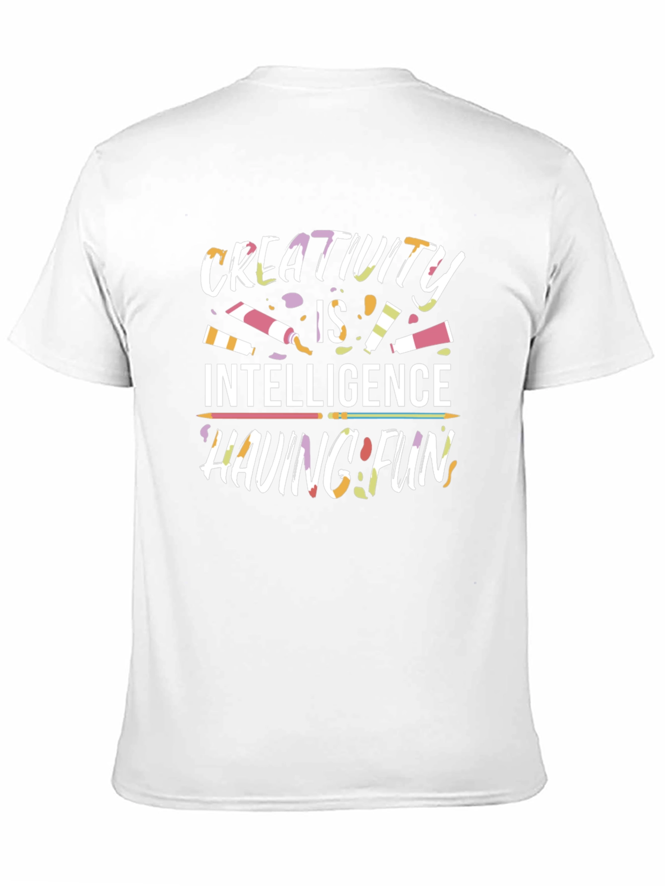 Creativity Intelligence Having Fun Black Graphic Tee