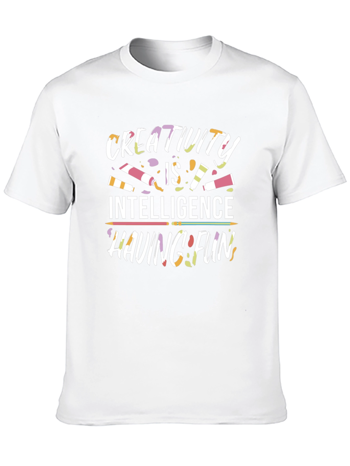 Creativity Intelligence Having Fun Black Graphic Tee