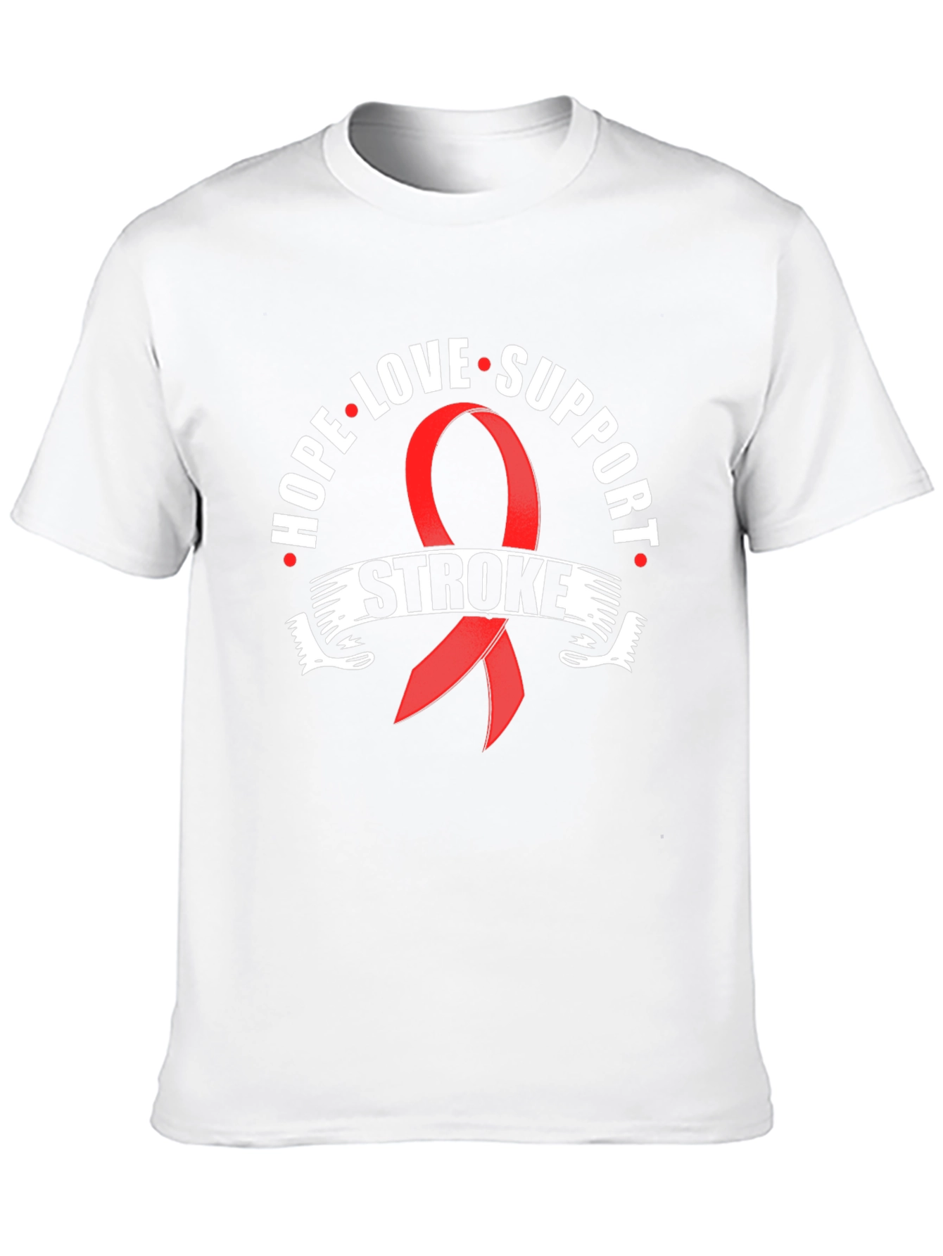 Stroke Awareness T-Shirt: Hope Love Support