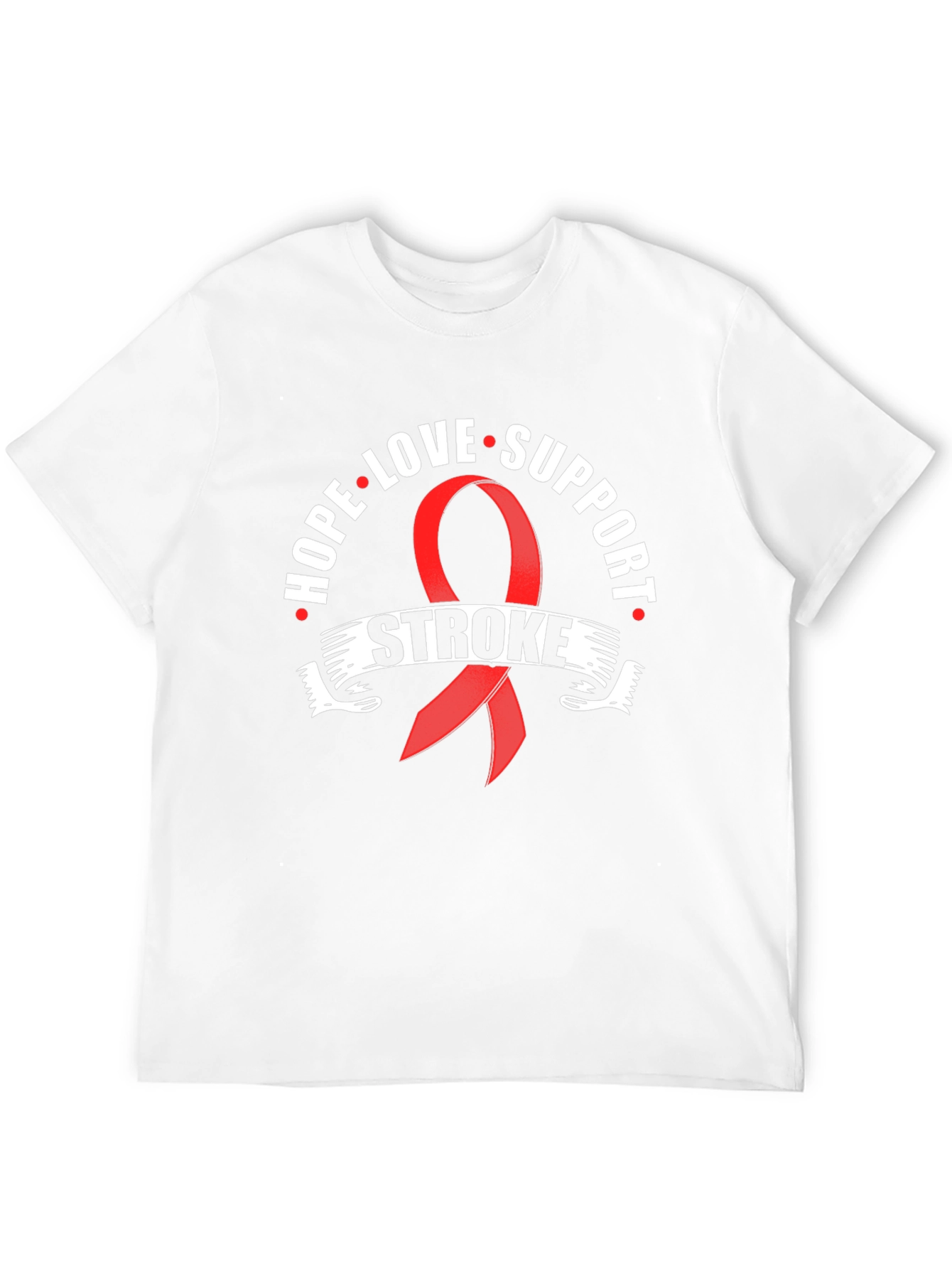 Stroke Awareness T-Shirt: Hope Love Support