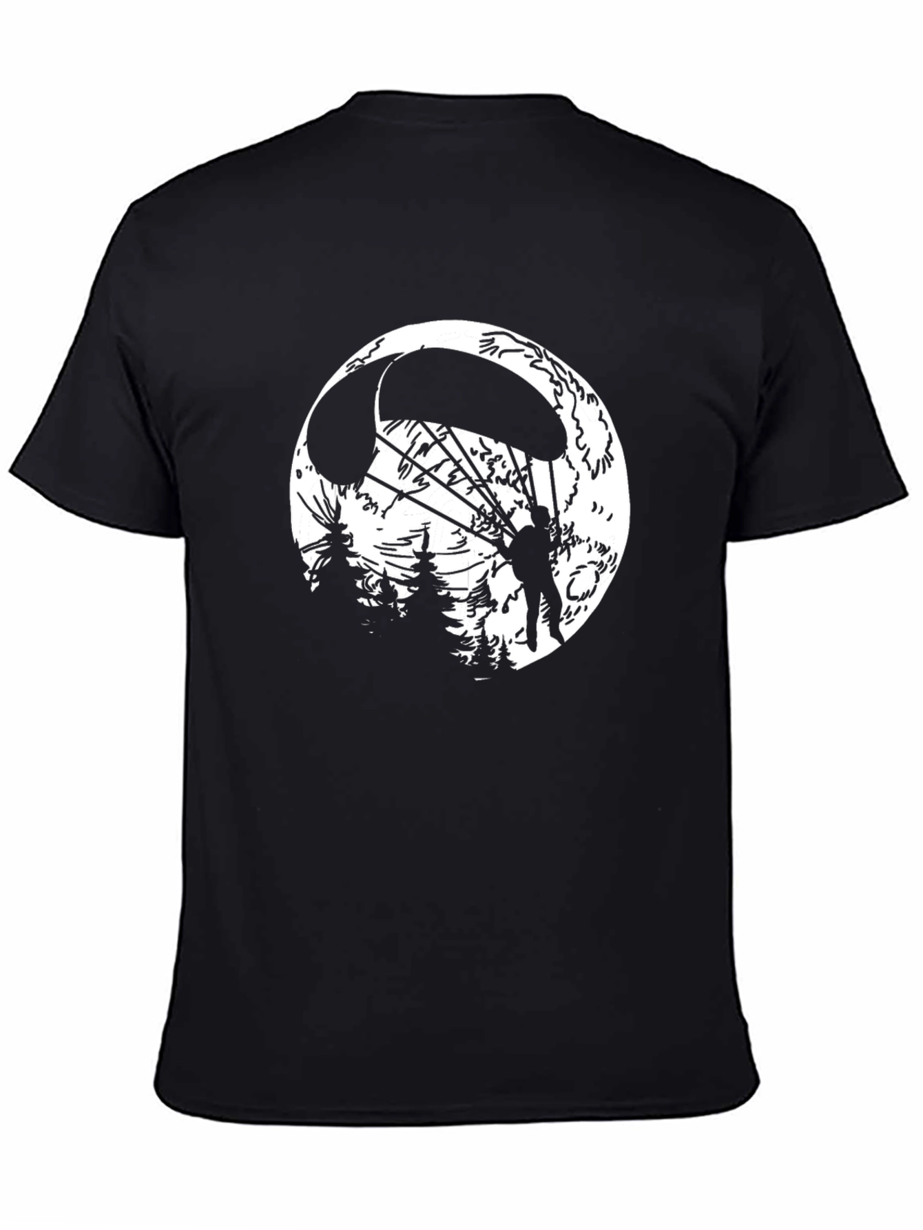 Parachute Graphic Tee - Black